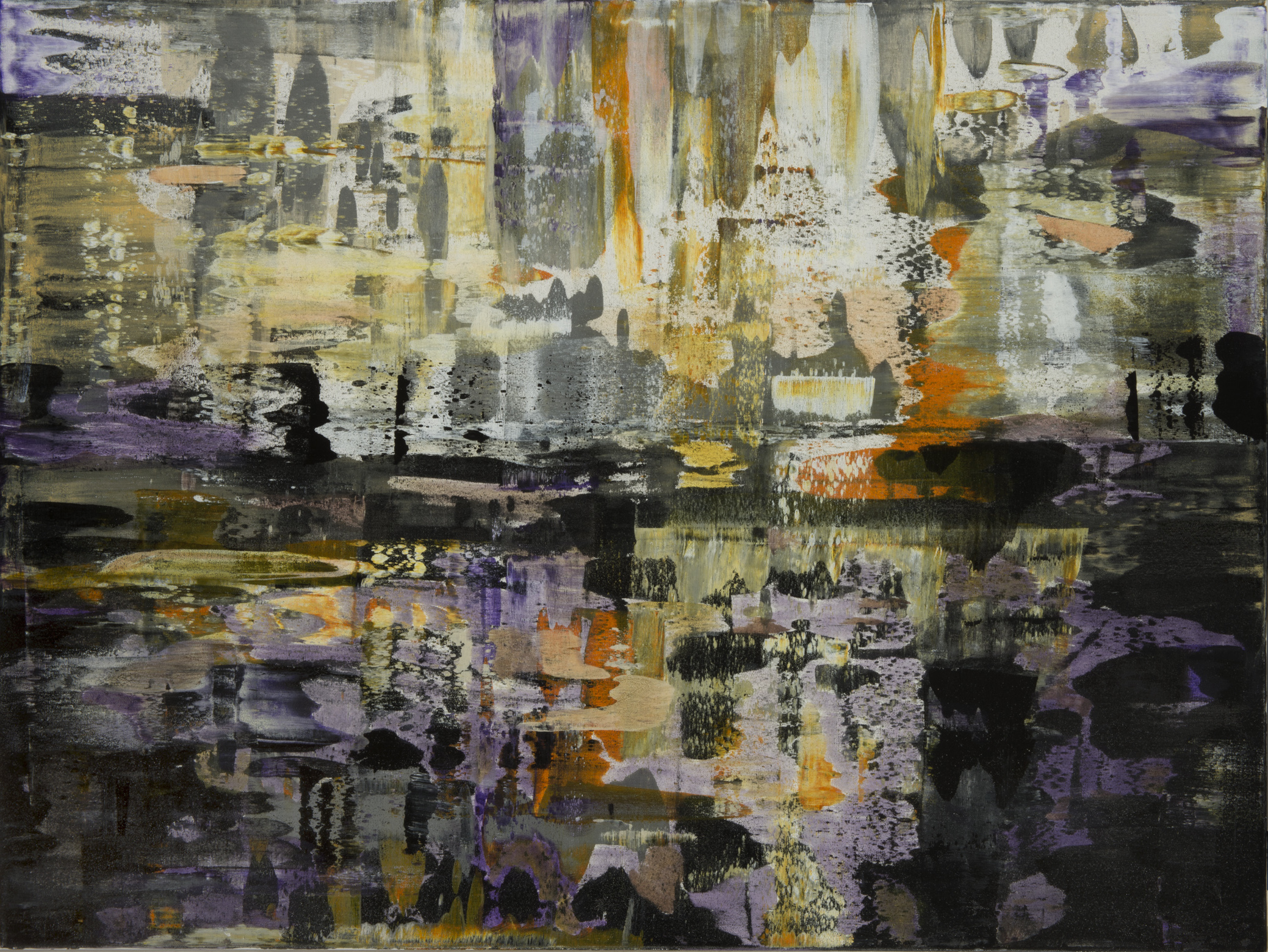 Purple Haze, acrylic on canvas, 36 x 48 inches