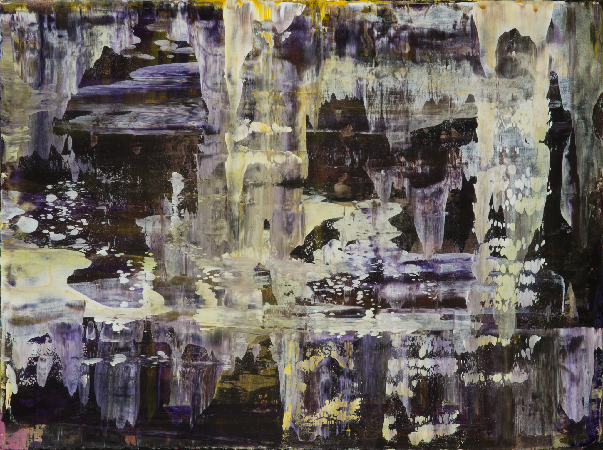 Rainforest, acrylic on paper, 22 x 30 inches