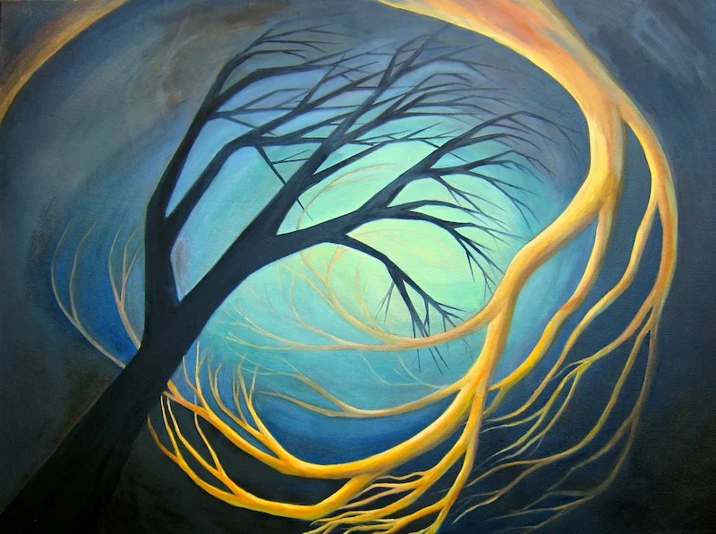 Love, oil on canvas, 30 x 36 inches