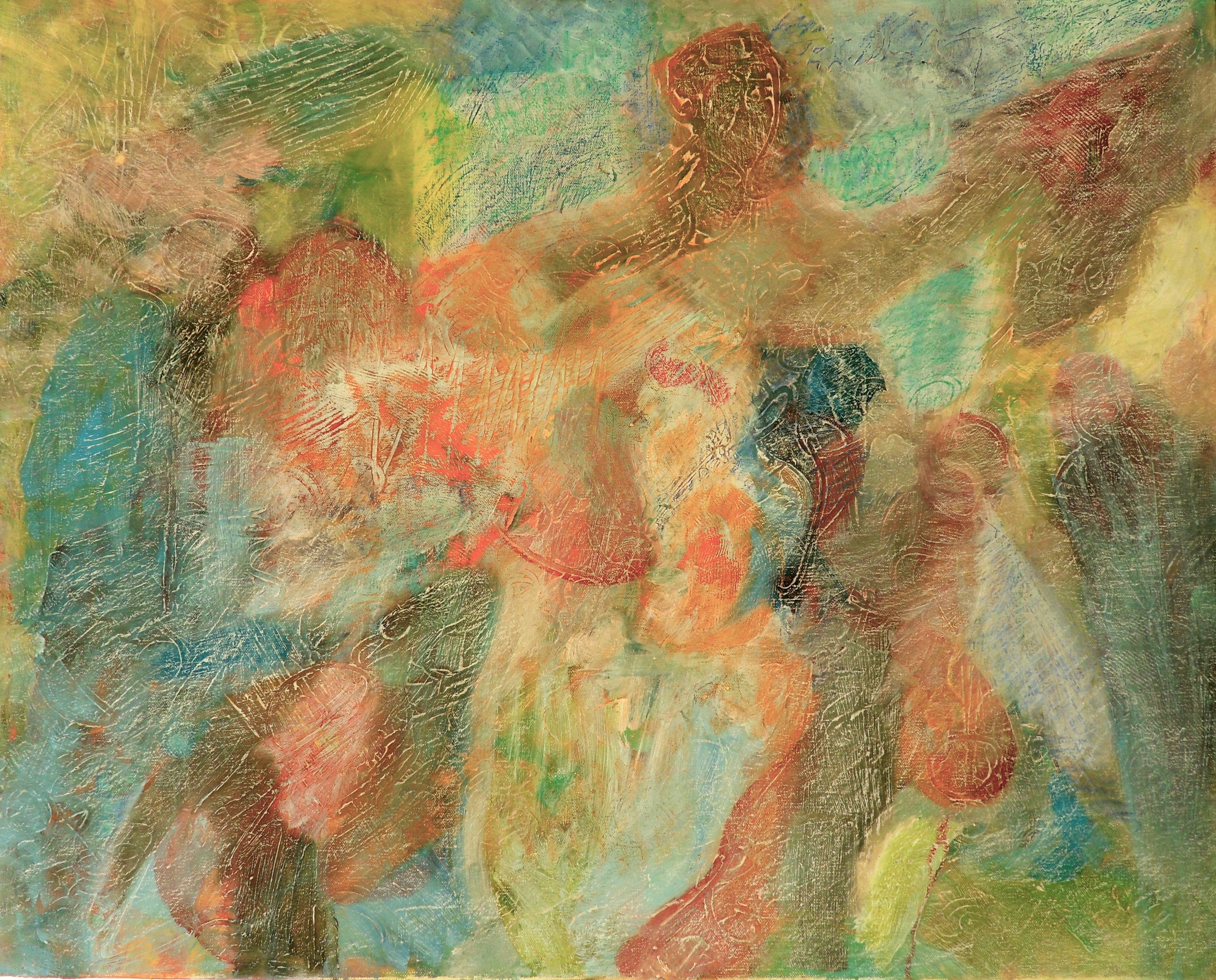 Dance, oil on canvas, 24 x 28 inches