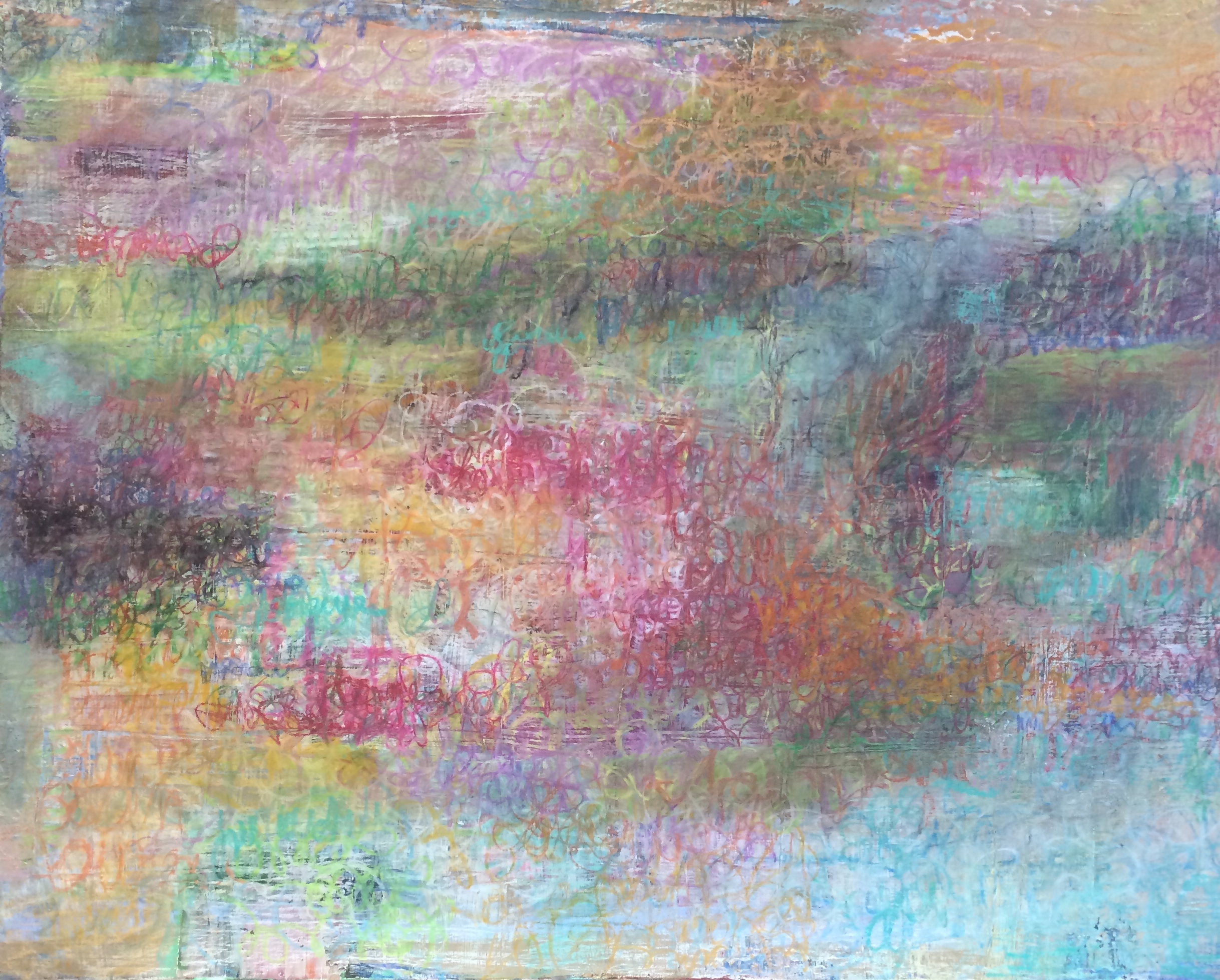 Language code, oil on canvas, 24 x 30 inches
