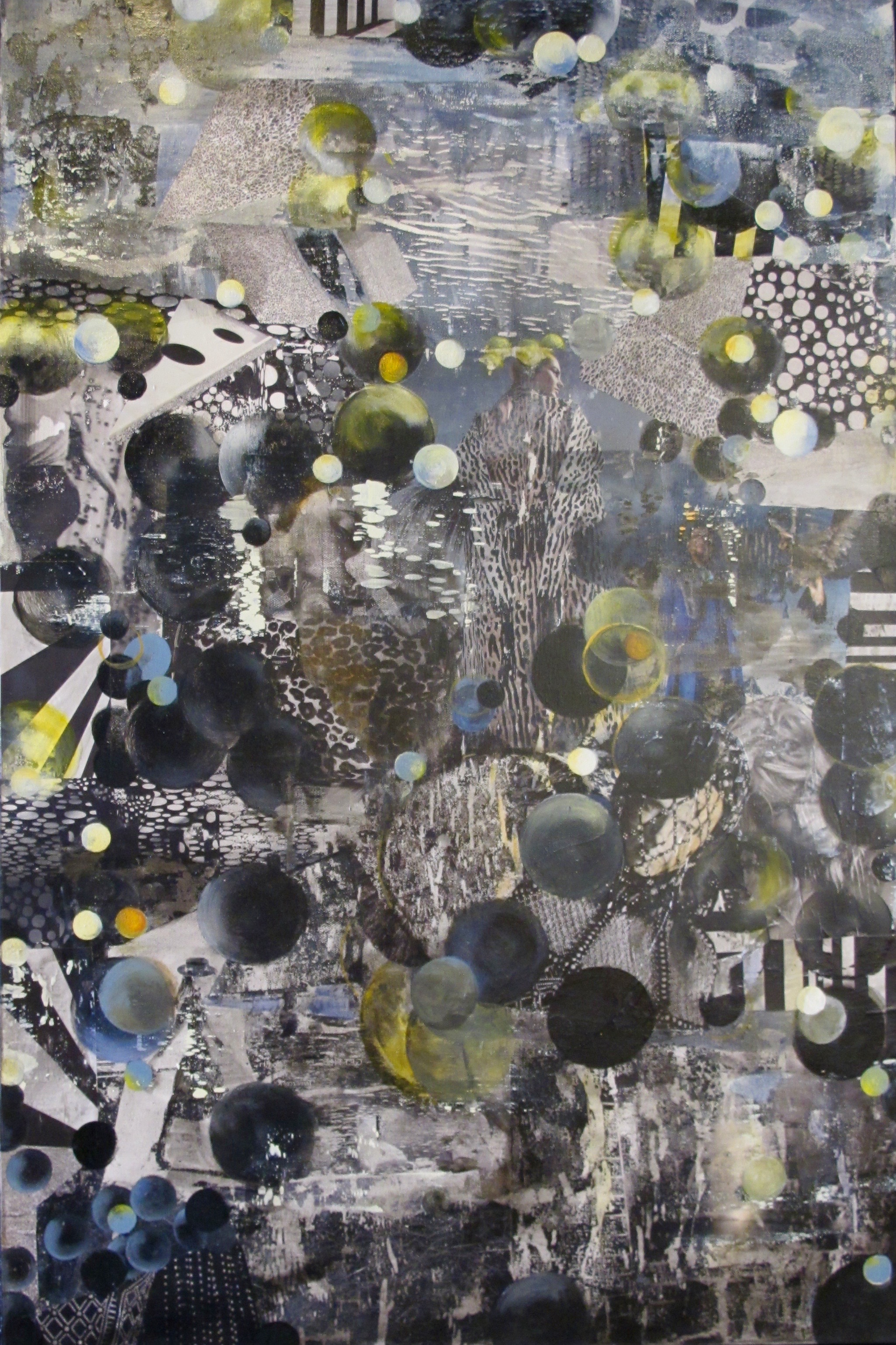 Gatsby, mixed media, 36 x 24 inches (S)