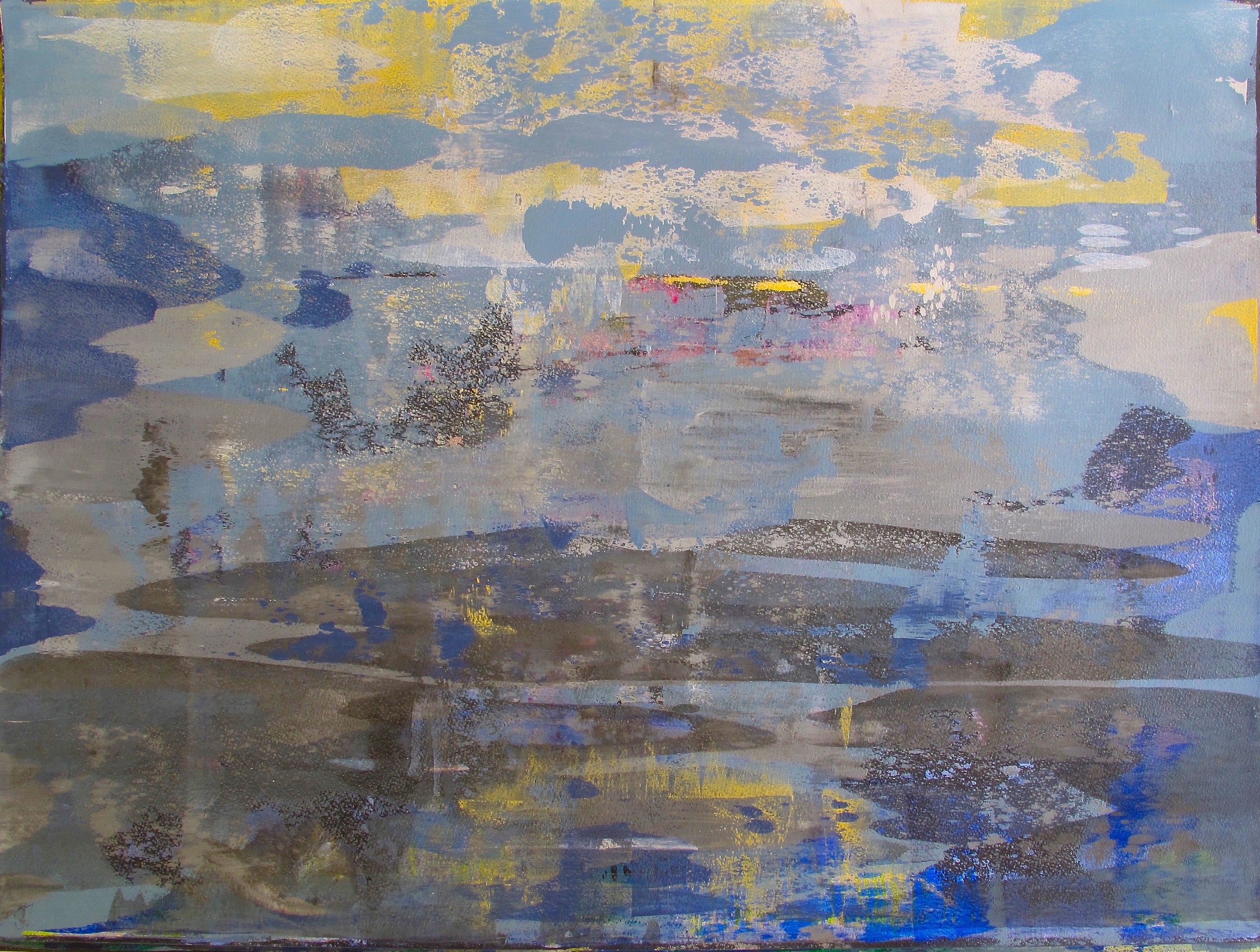 Misty Seas, acrylic on canvas, 22 x 30 inches
