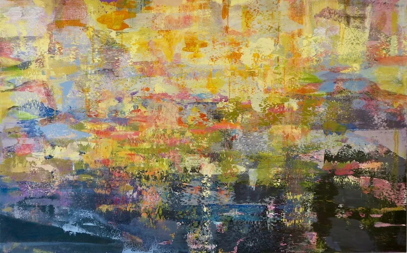 Symphony 2, acrylic on canvas, 30 x 48 inches (S)