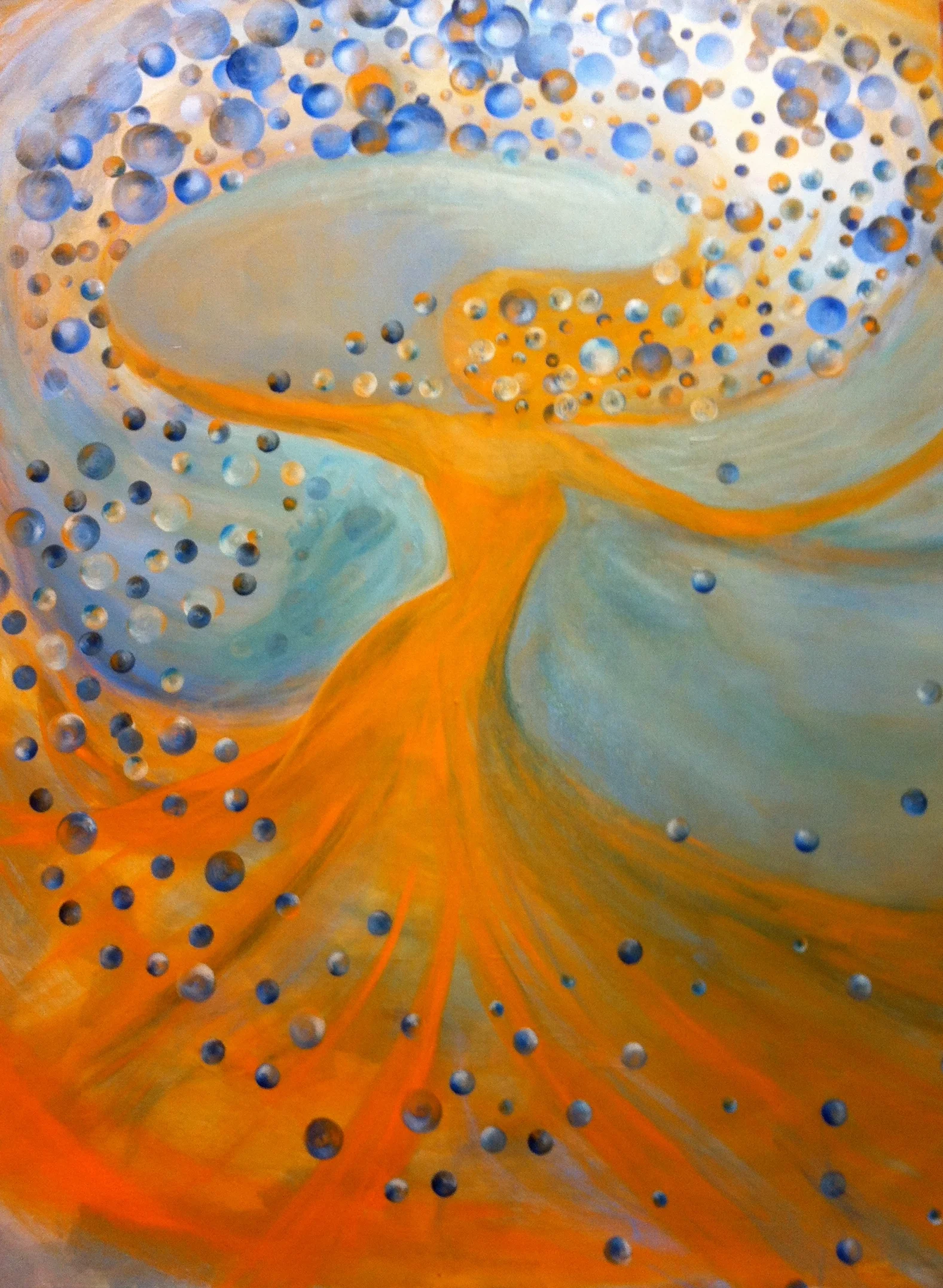 Banafsheh, oil on canvas, 36 x 24 inches