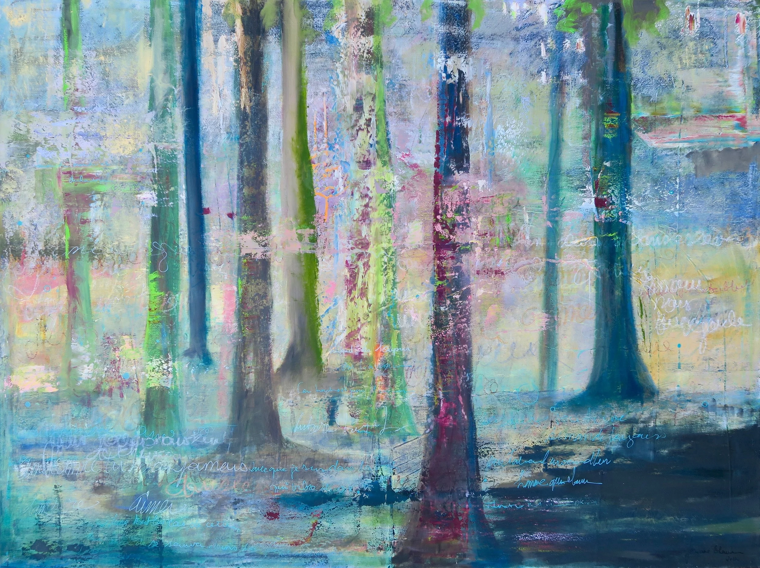 Understory, oil on canvas, 36 x 48 inches (S)