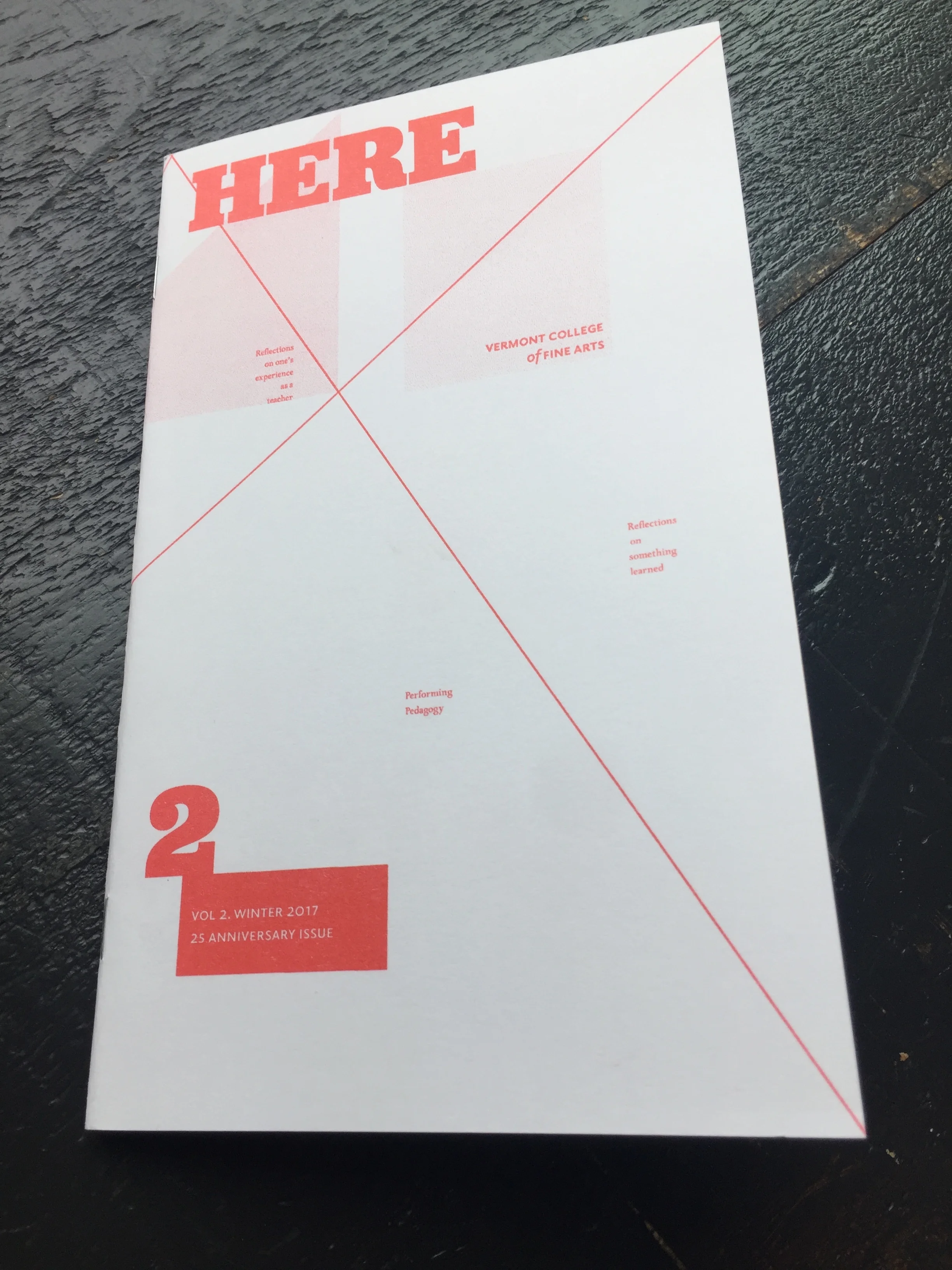 Cover of HERE 2 designed by Silas Munro