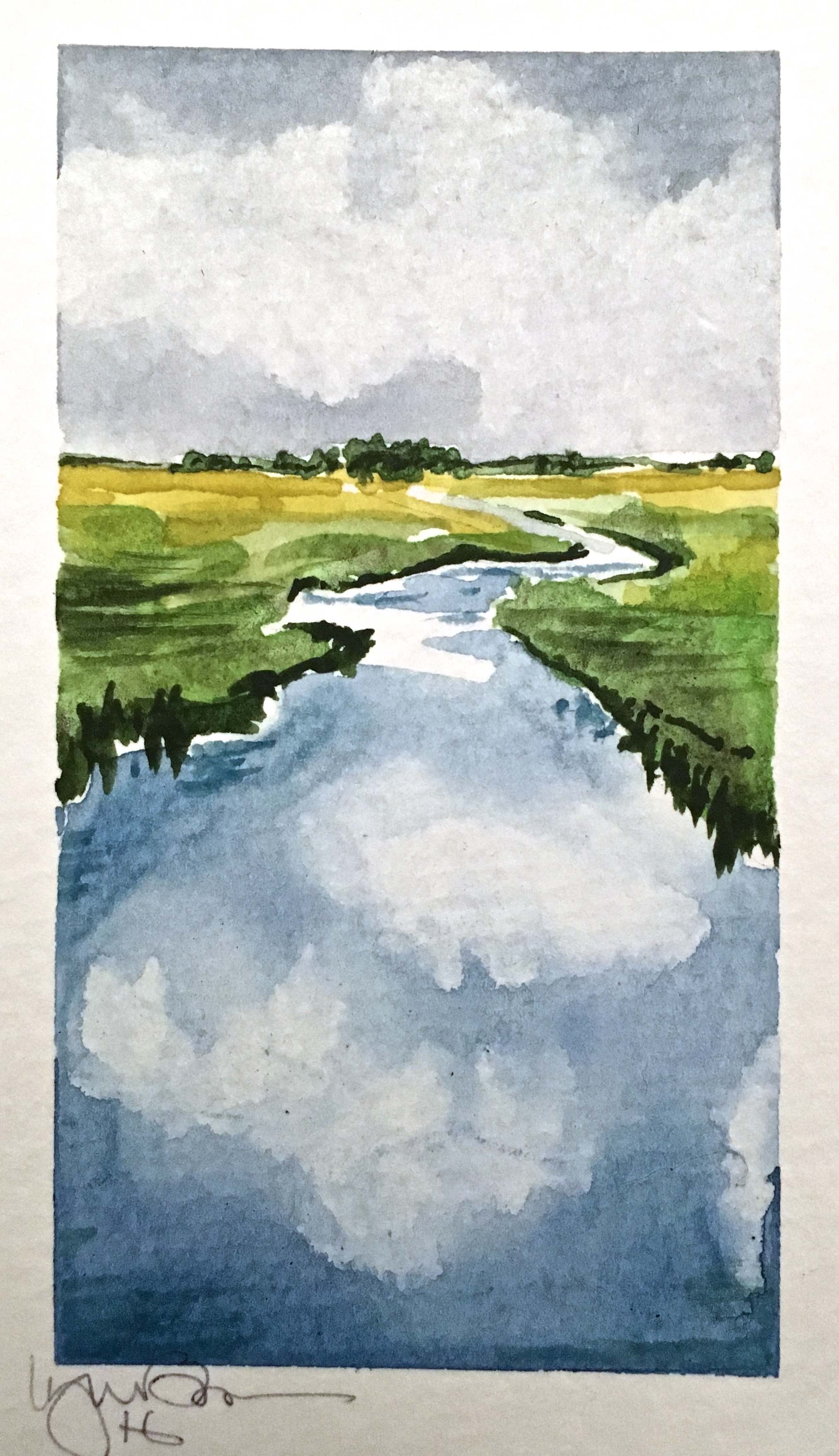 Lynn Bowes Lynn's images of Nebraska landscapes are painted in watercolor and oils. Her work reflects the natural rural environment in which she lives.