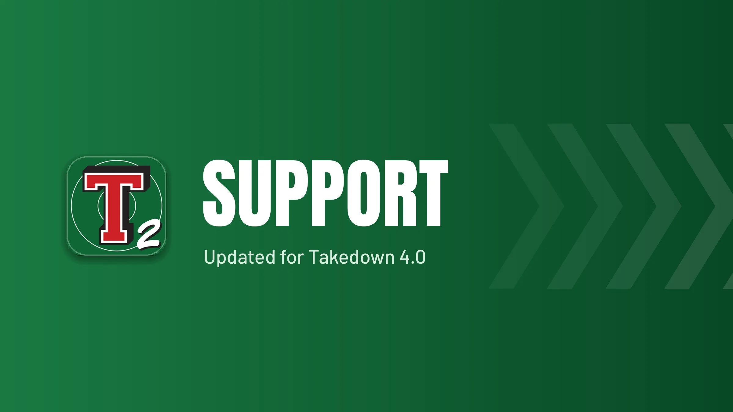 Takedown Support Is Updated for 4.0