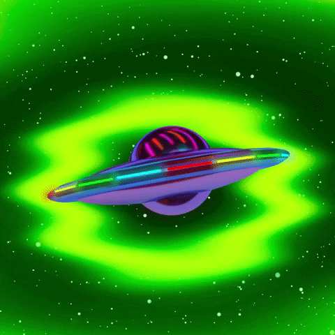 Space Spaceship GIF by Dyanapyehchek.gif