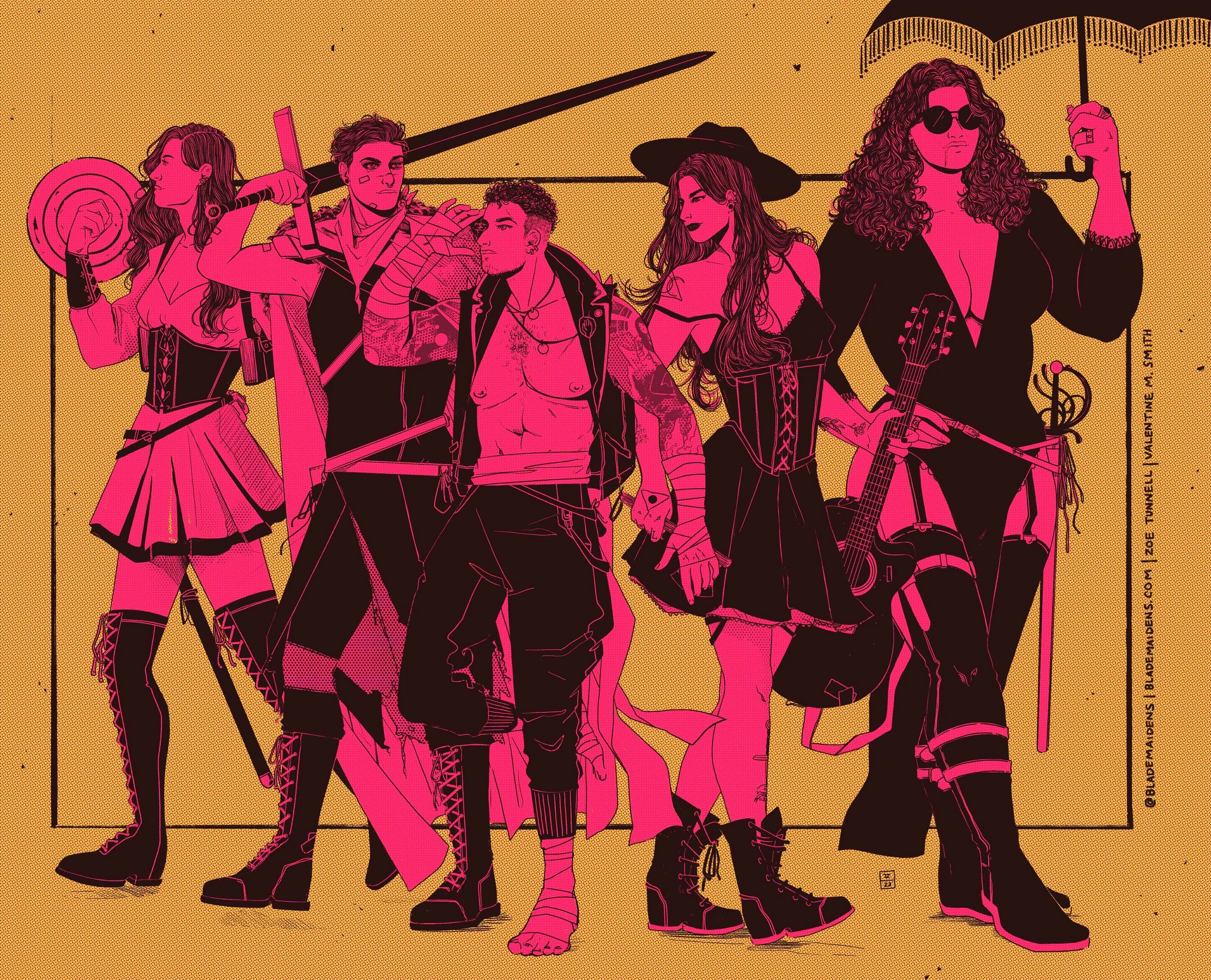 Blade Maidens Cast Line Up Color.JPG