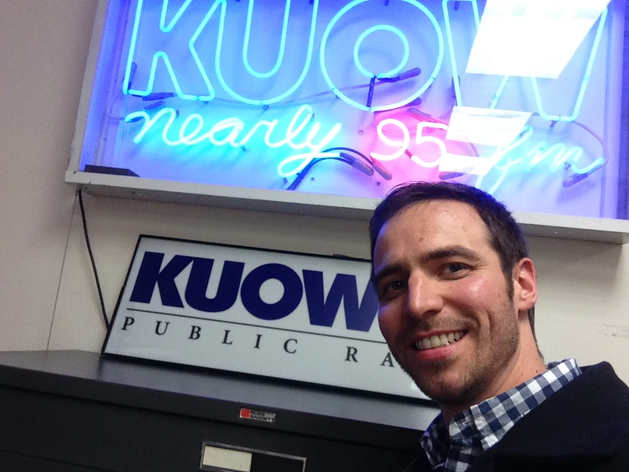 Arthur at KUOW in Seattle, WA
