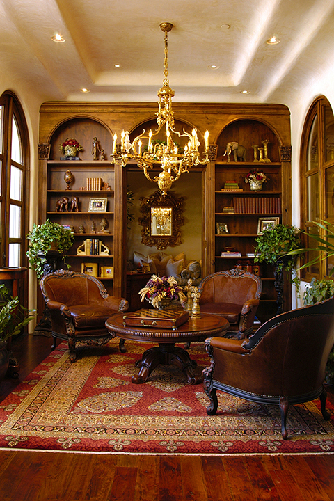 Entry Parlor and Library
