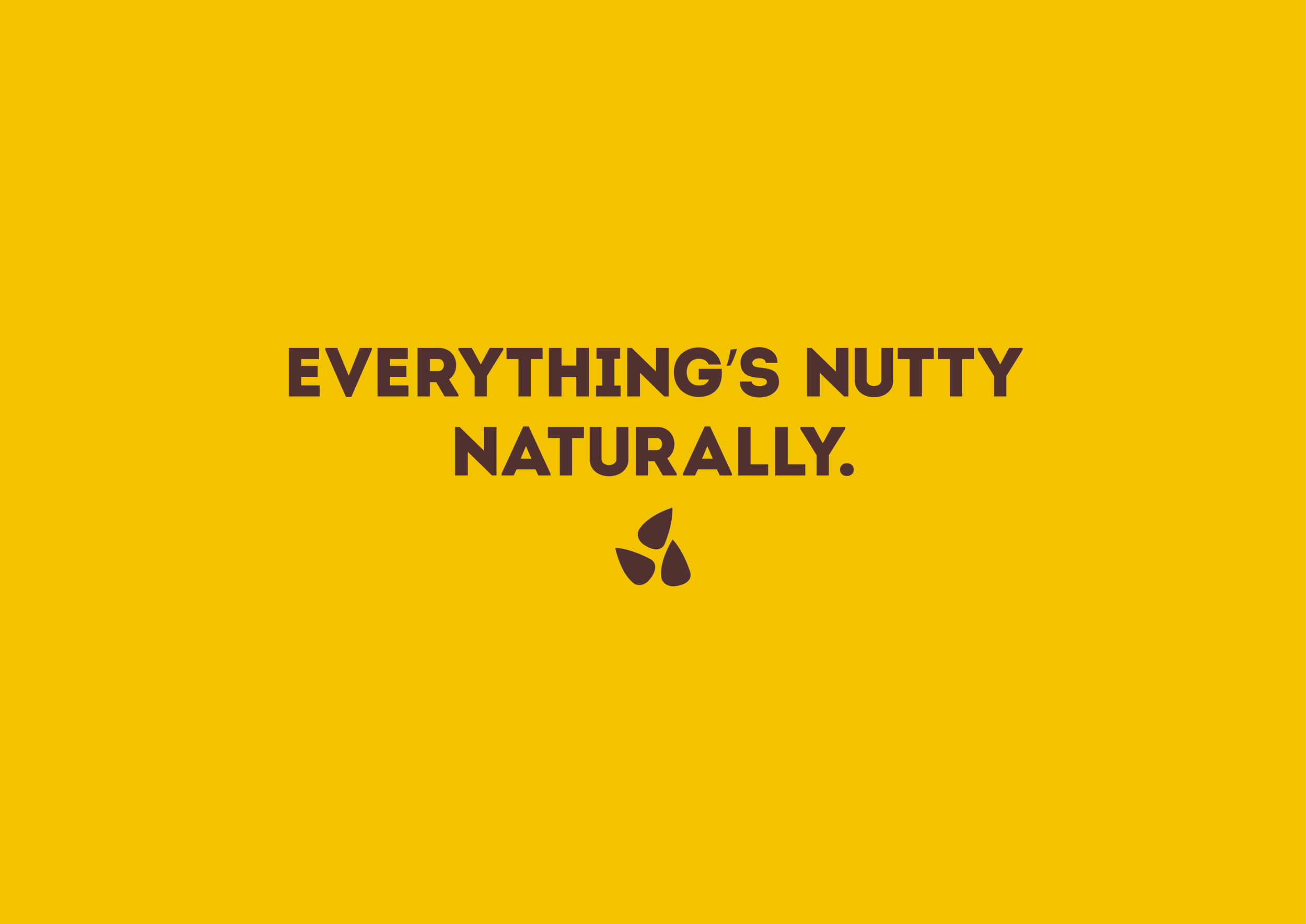 Packaging Designer UK Full Nutter company tagline Everything's Nutty Naturally