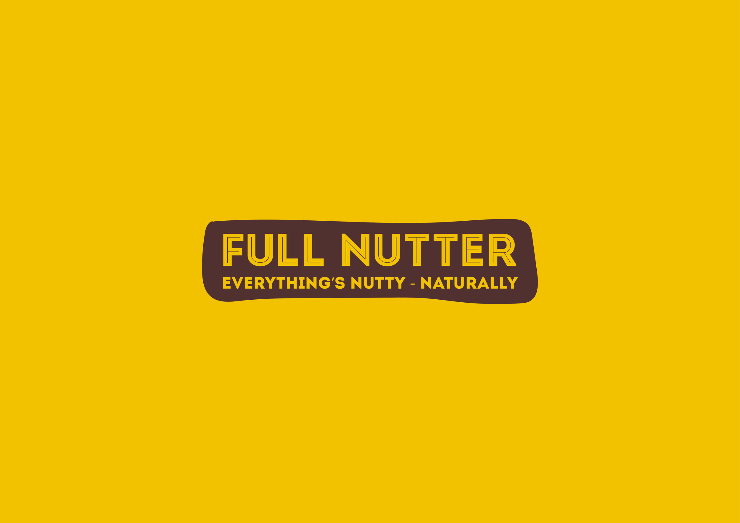 Packaging Designer UK Full Nutter Everything's Nutty - Naturally brand logo 