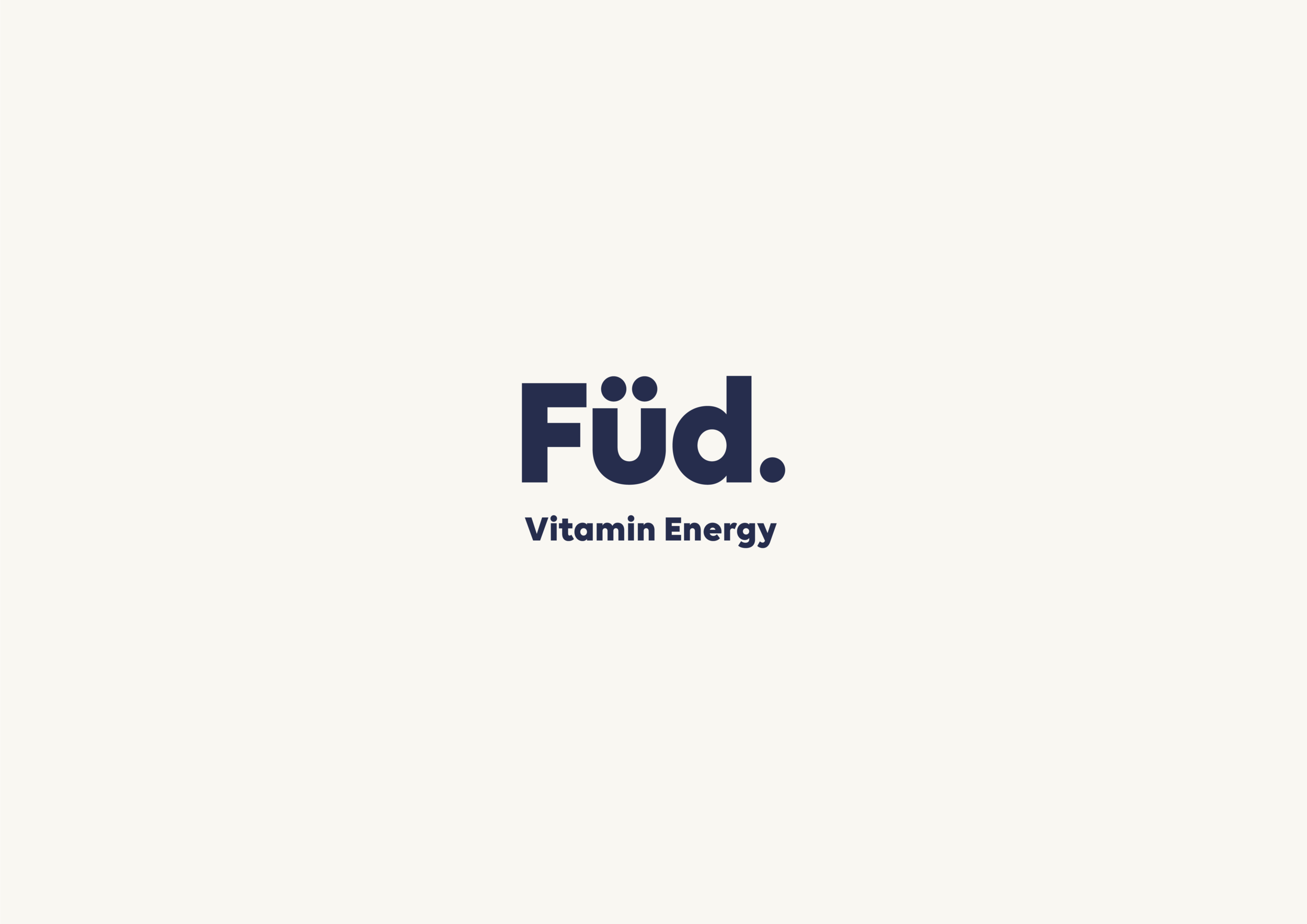 Food and beverage packaging designer UK. Füd font logo in platinum background