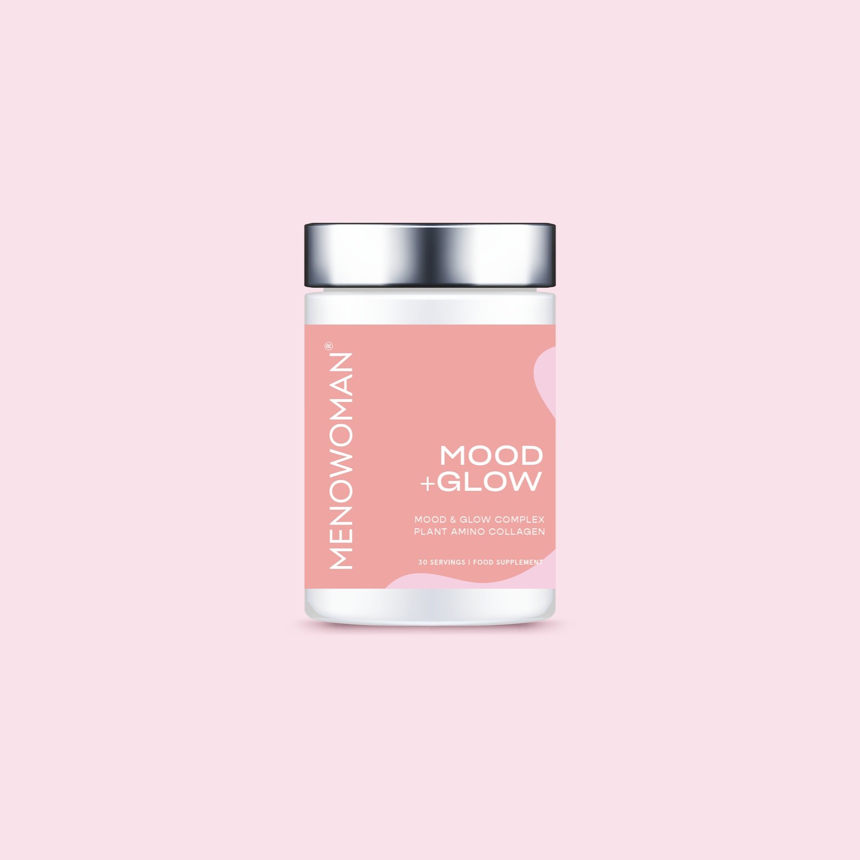 collagen supplement label design - pink ,orange with logo design