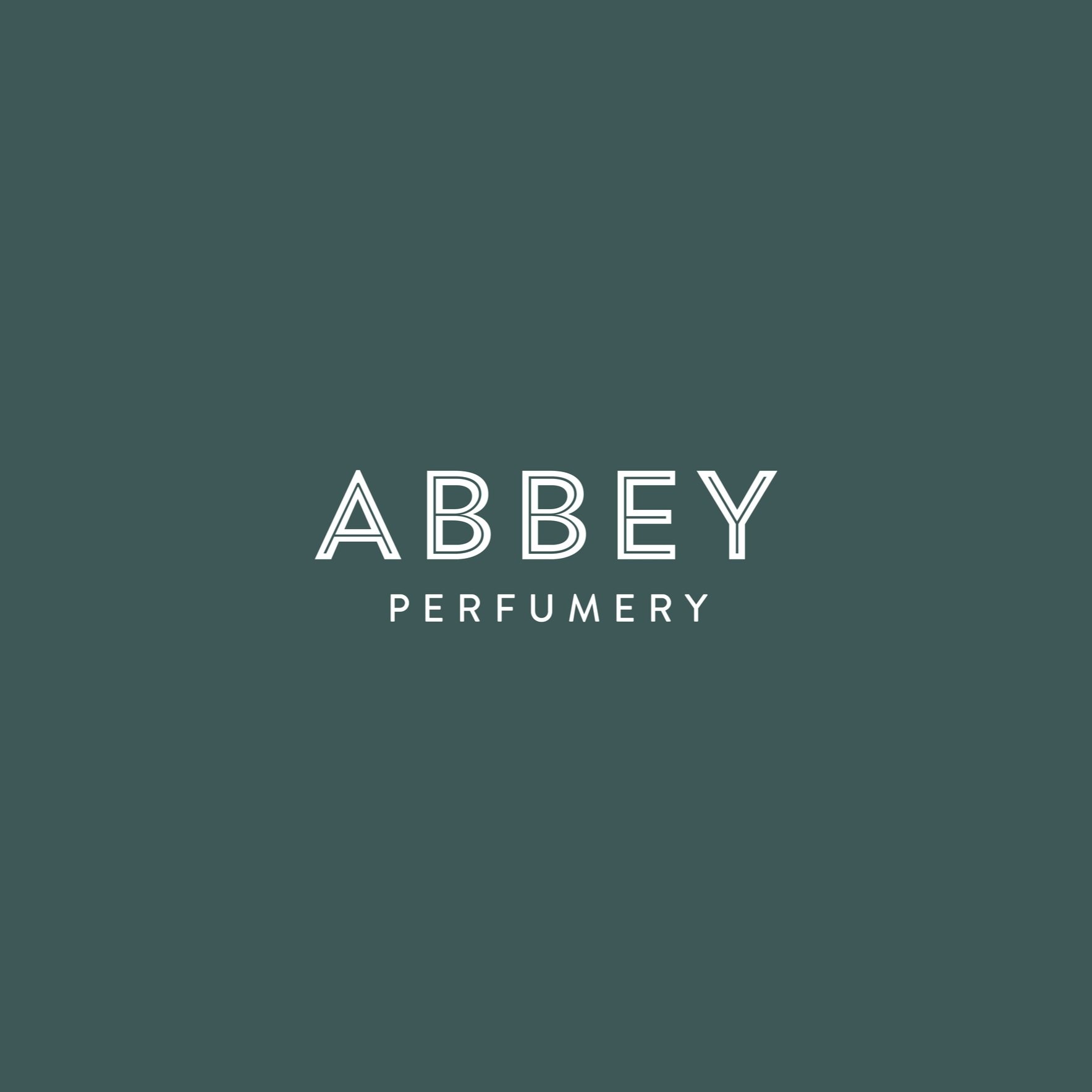 Freelance-graphic-designer-Abbey Perfume Logo, Branding And Label Design - Green Background With Minimal Logo Design 