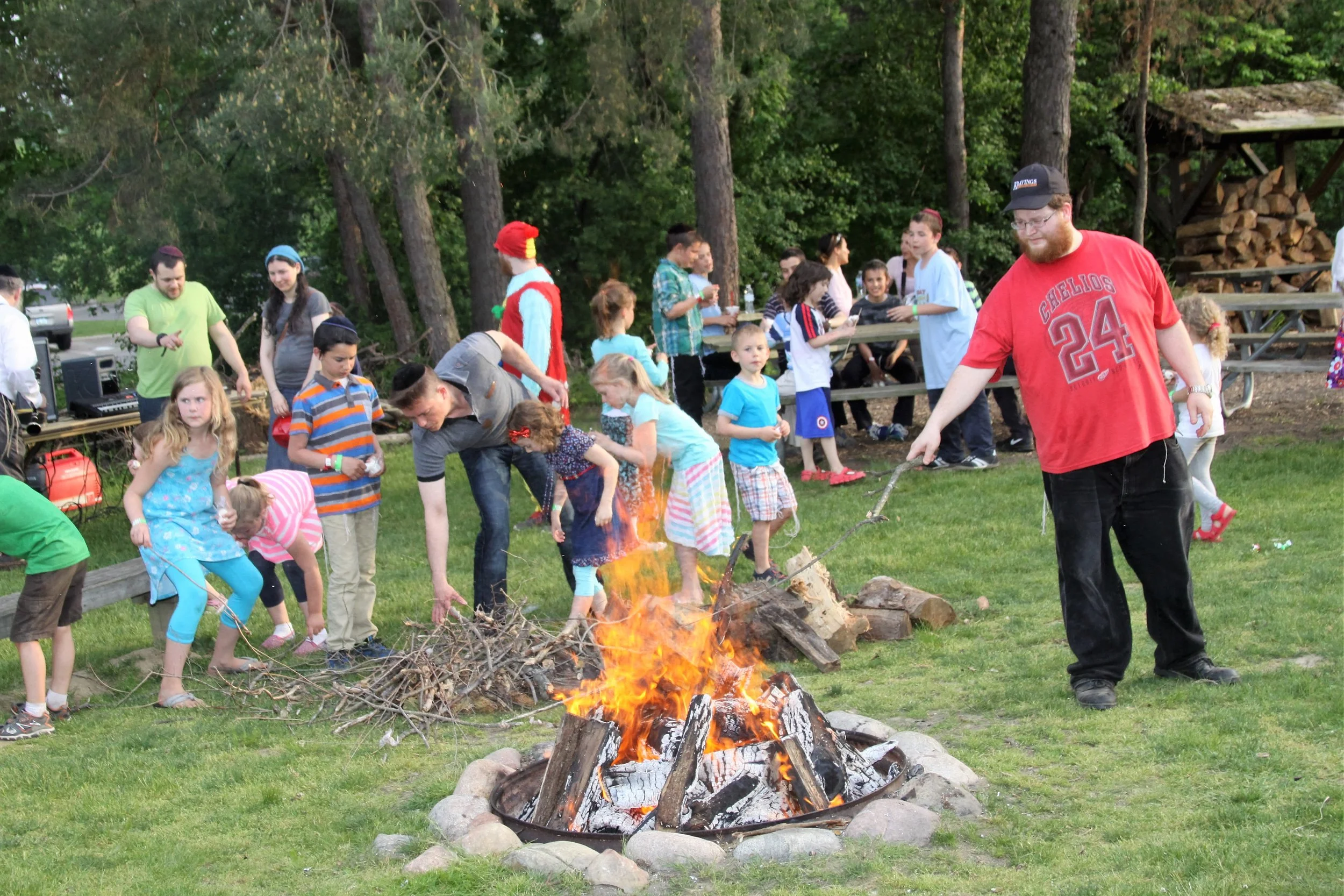 Singing 'round the Bonfire!