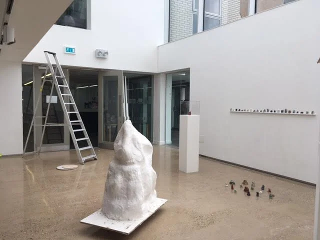 Preparing for an exhibition