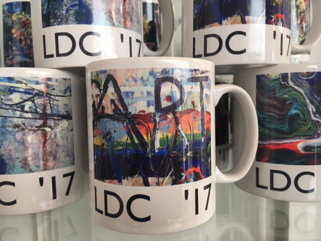 Mugs, coasters and tote bags