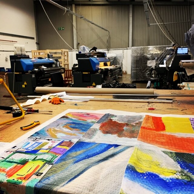 Large silks in production