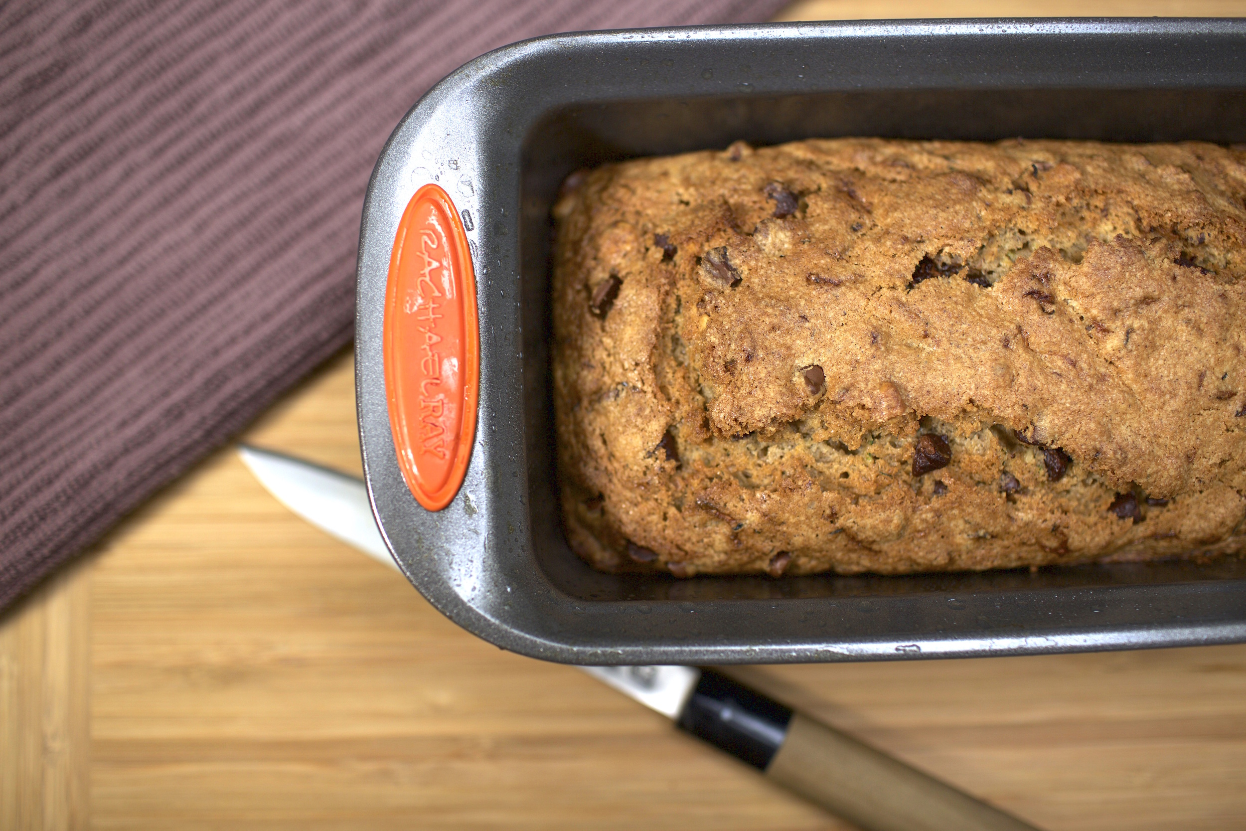 Chocolate Chip Walnut Zucchini Bread