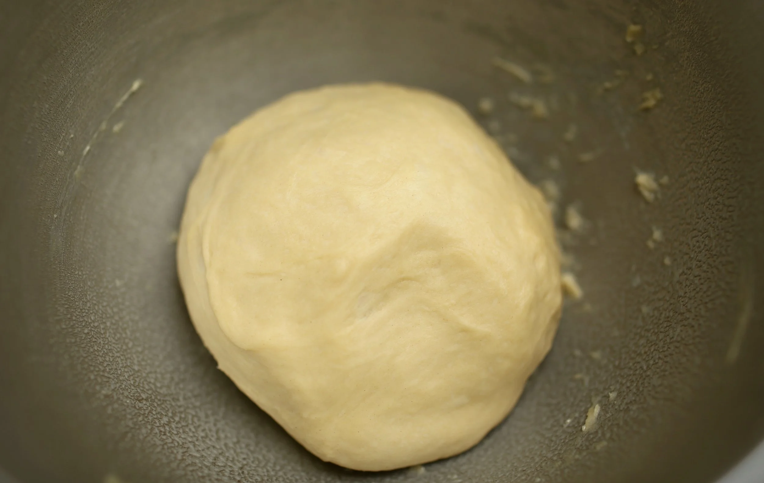 The dough before the first rise