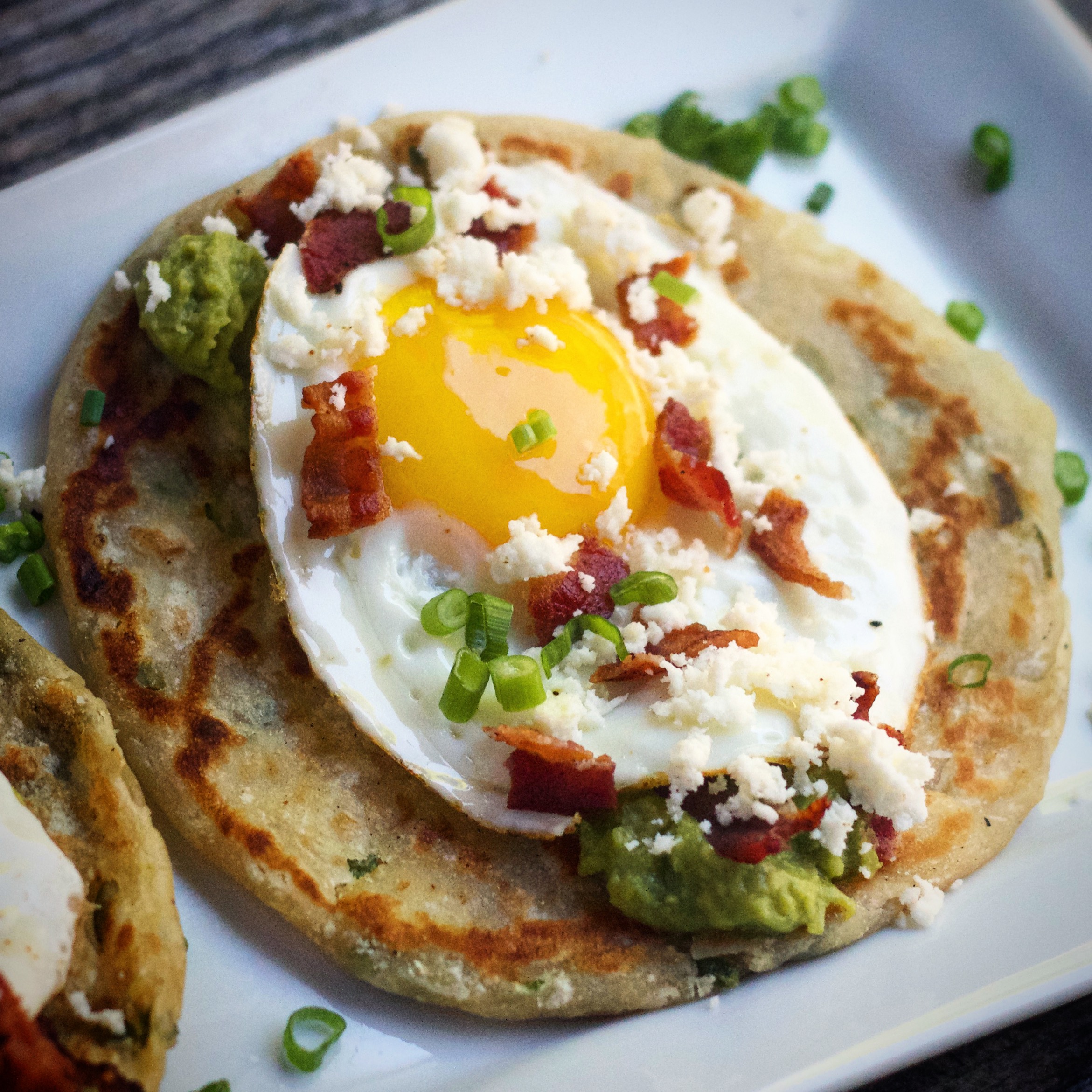Sheet Pan Breakfast Tacos with Scallion Salsa