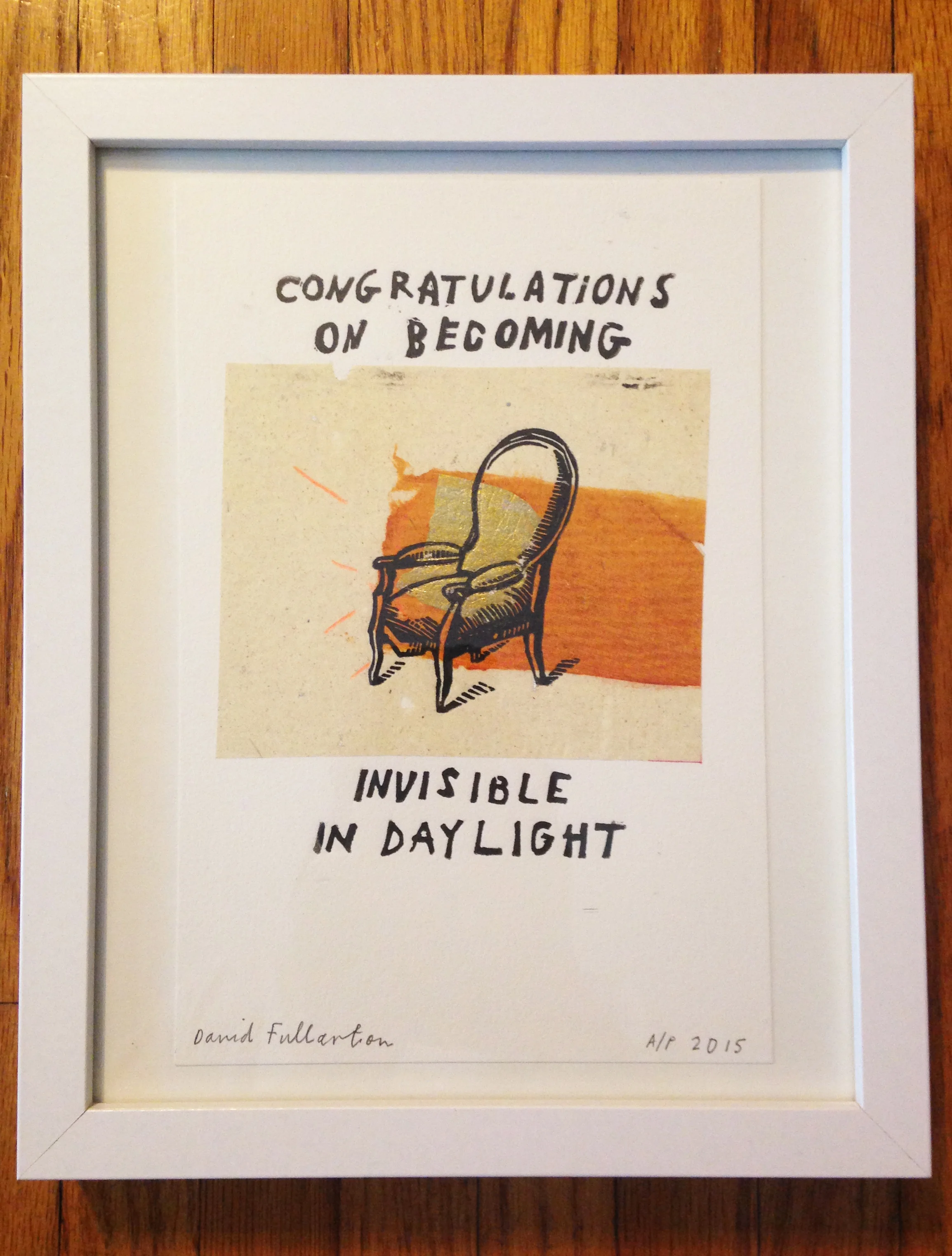 ARE YOU SITTING COMFORTABLY?