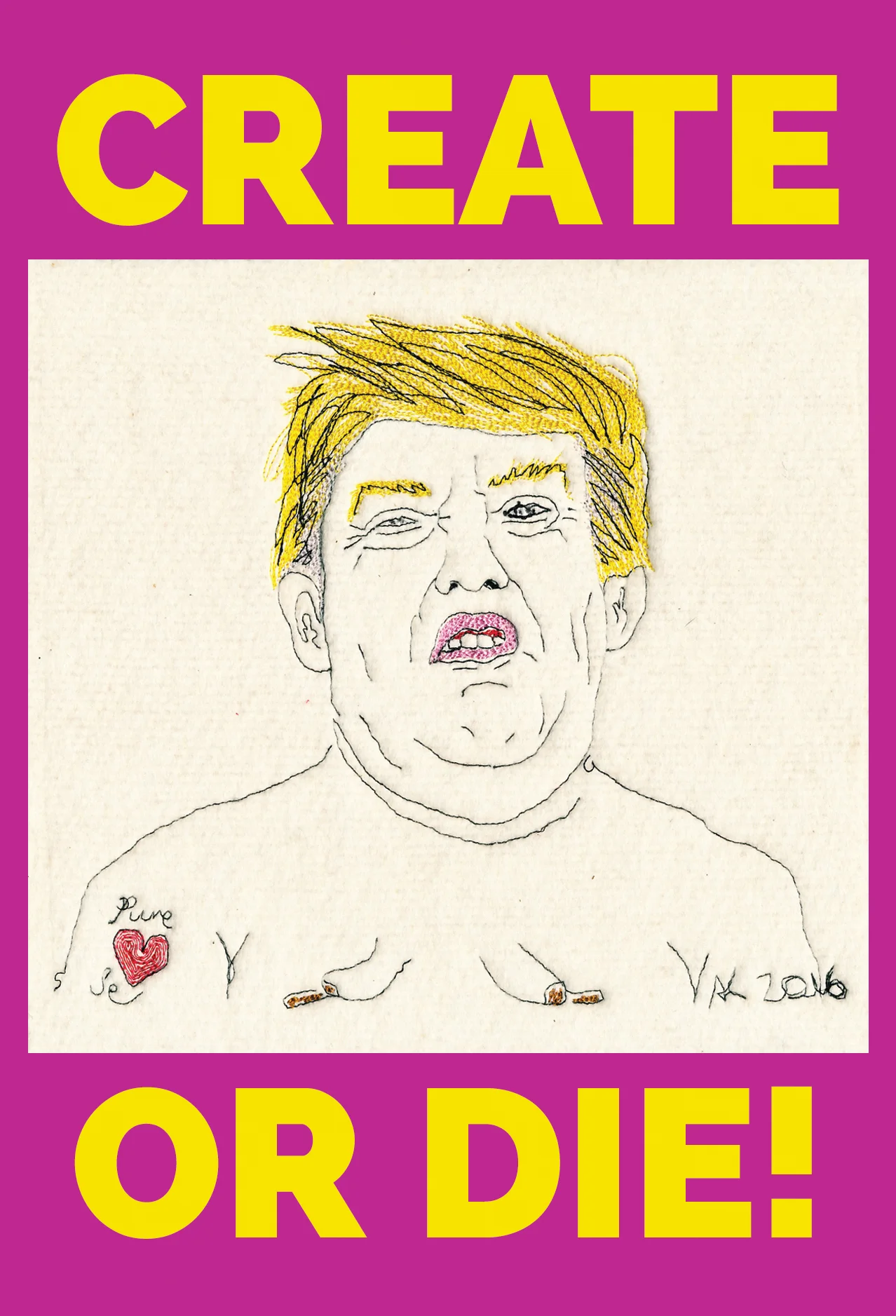 CREATE OR DIE! OPENING SEPTEMBER 3RD