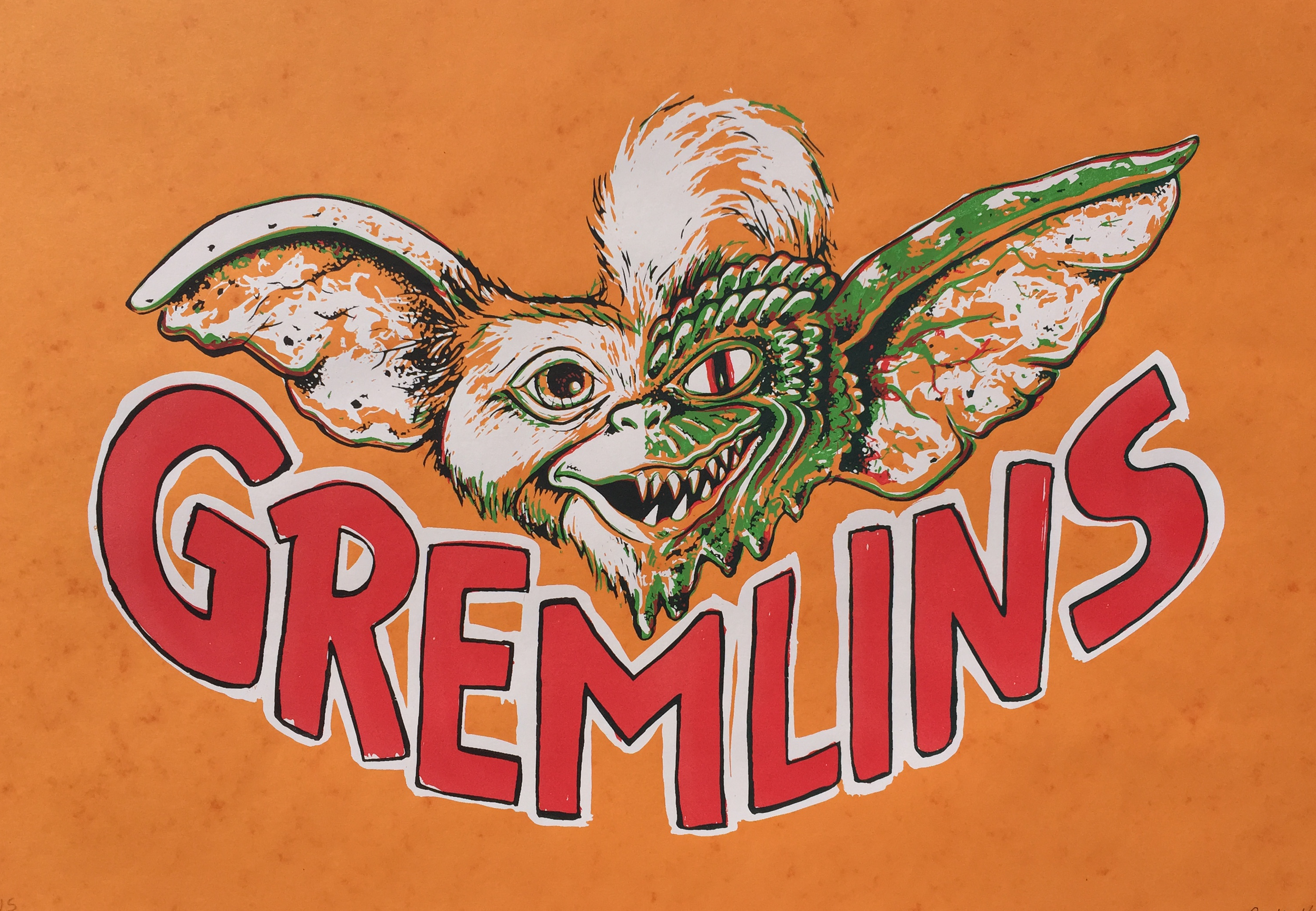 Gremlins Screen Print