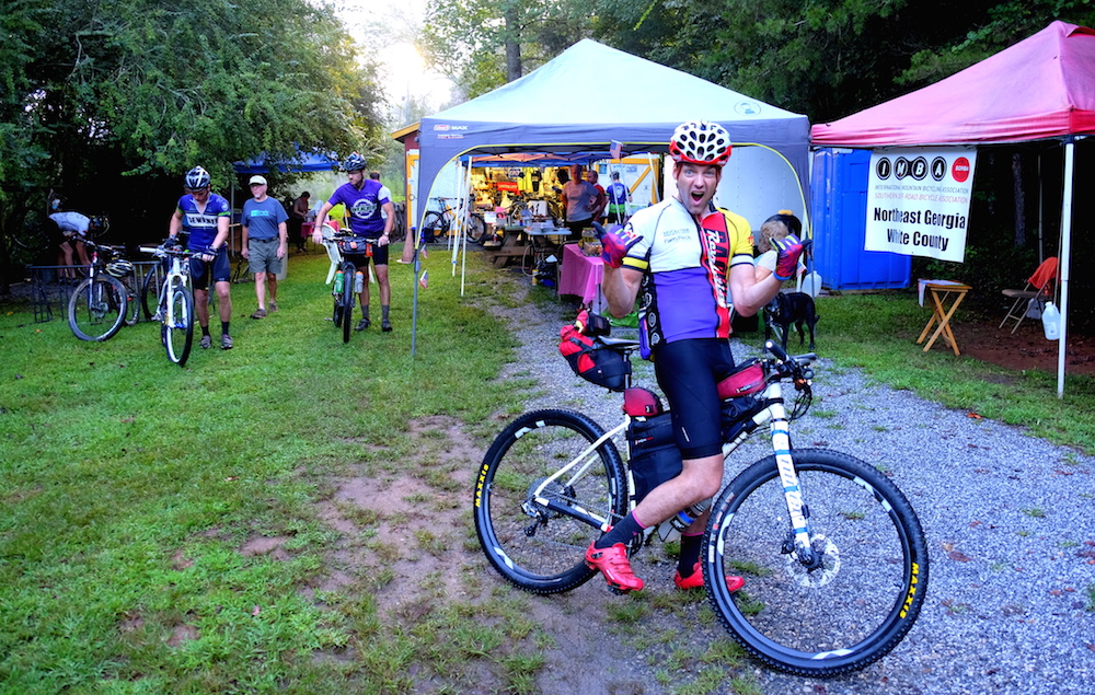 Jason Shearer was honestly one of the happiest riders throughout the duration of the event. Way to stay positive through the torture-fest.