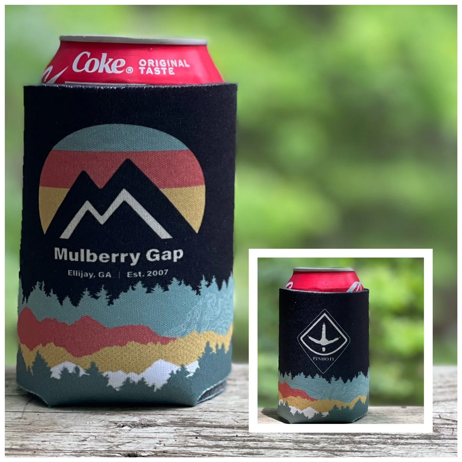 MG - Topo Pinhoti Mountain Logo Koozie