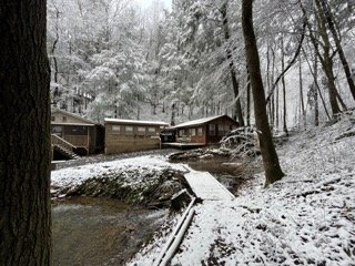 Cred KGates_2021_Winter_Cabin_Pond Nook_Koi Cove_Pond_Bath House_Property_Snow Small.jpeg