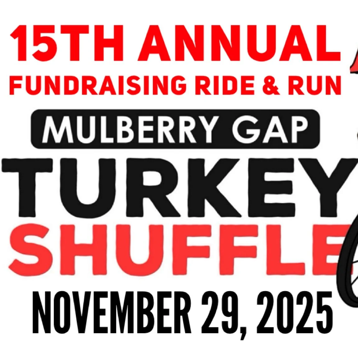 Turkey Shuffle Fundraising Ride &amp; Run! (Nov. 29, 2025)