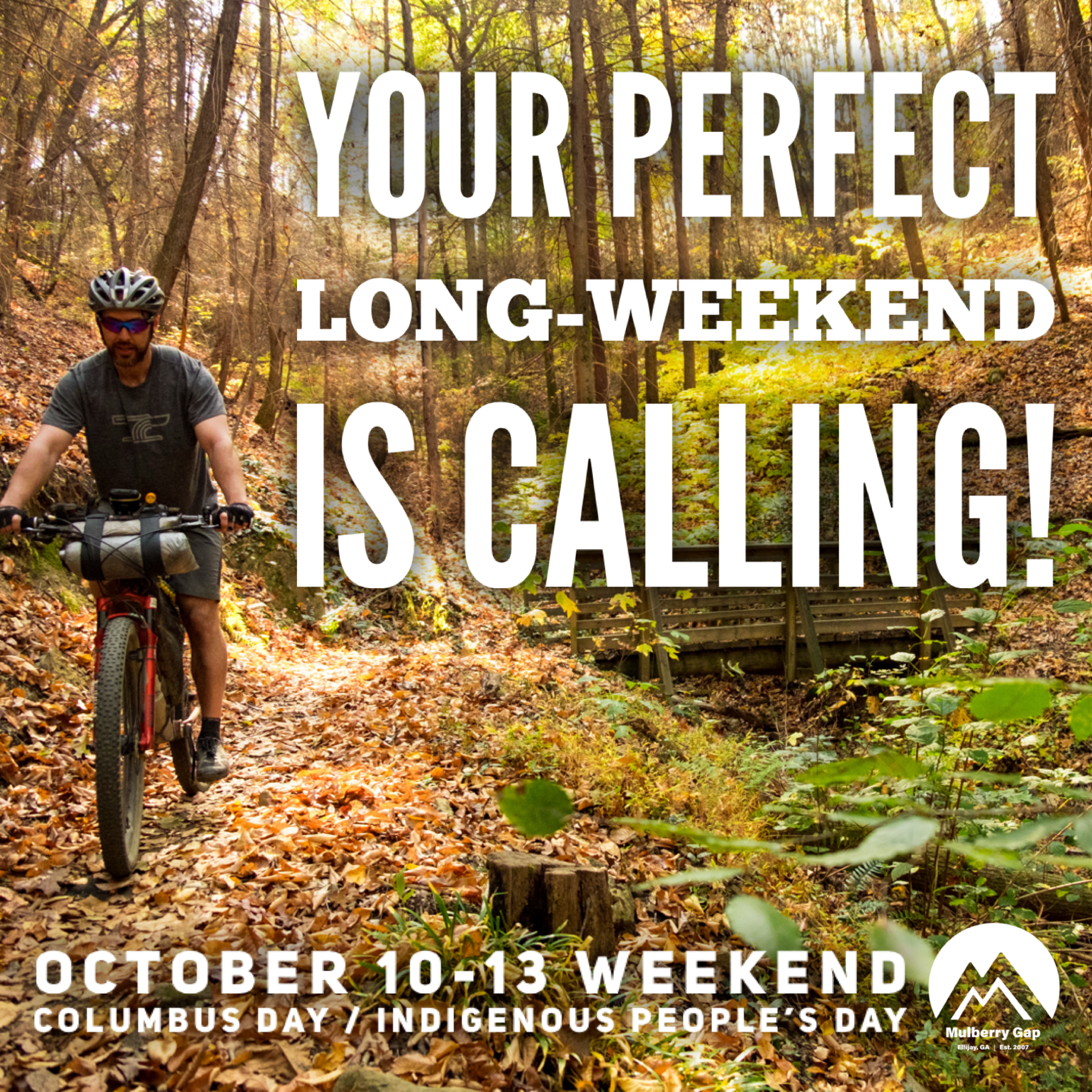 2025 Mulberry Gap Columbus Day / Indigenous Peoples Day Getaway! 