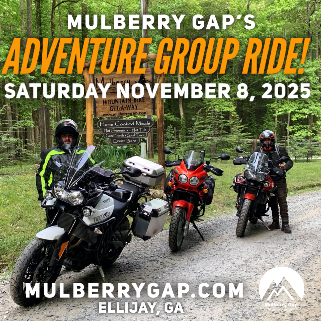 Mulberry Gap's Autumn ADV Group Ride  (November 8, 2025) 