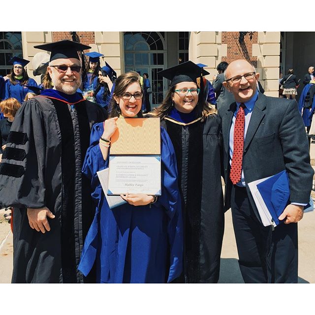 From L to R: Martin, me (holding award), Rachel, and my dad.
