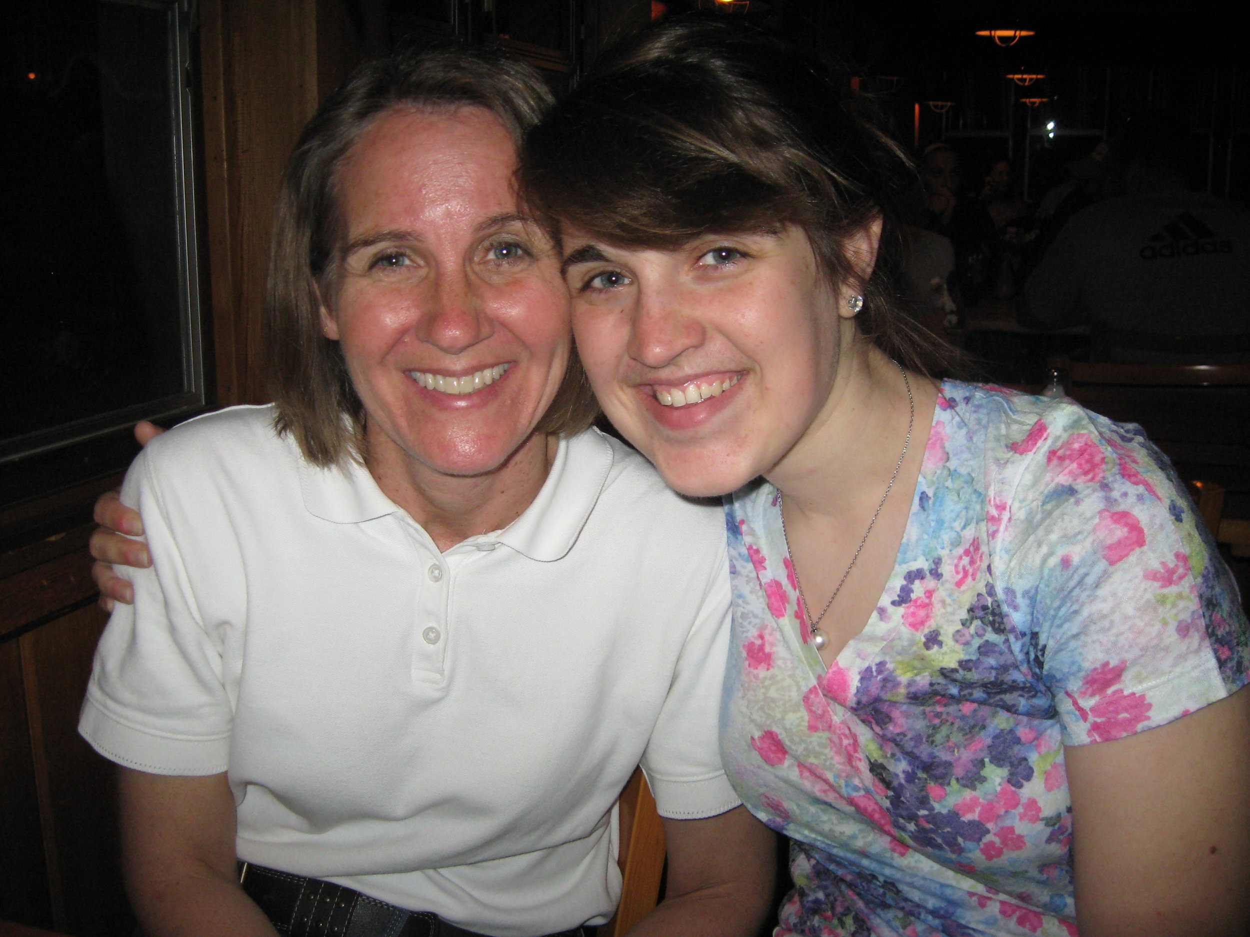My mom and I on vacation, 2011.