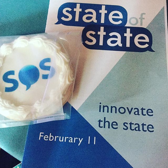 The program and the cookies they gave us. Perfection.