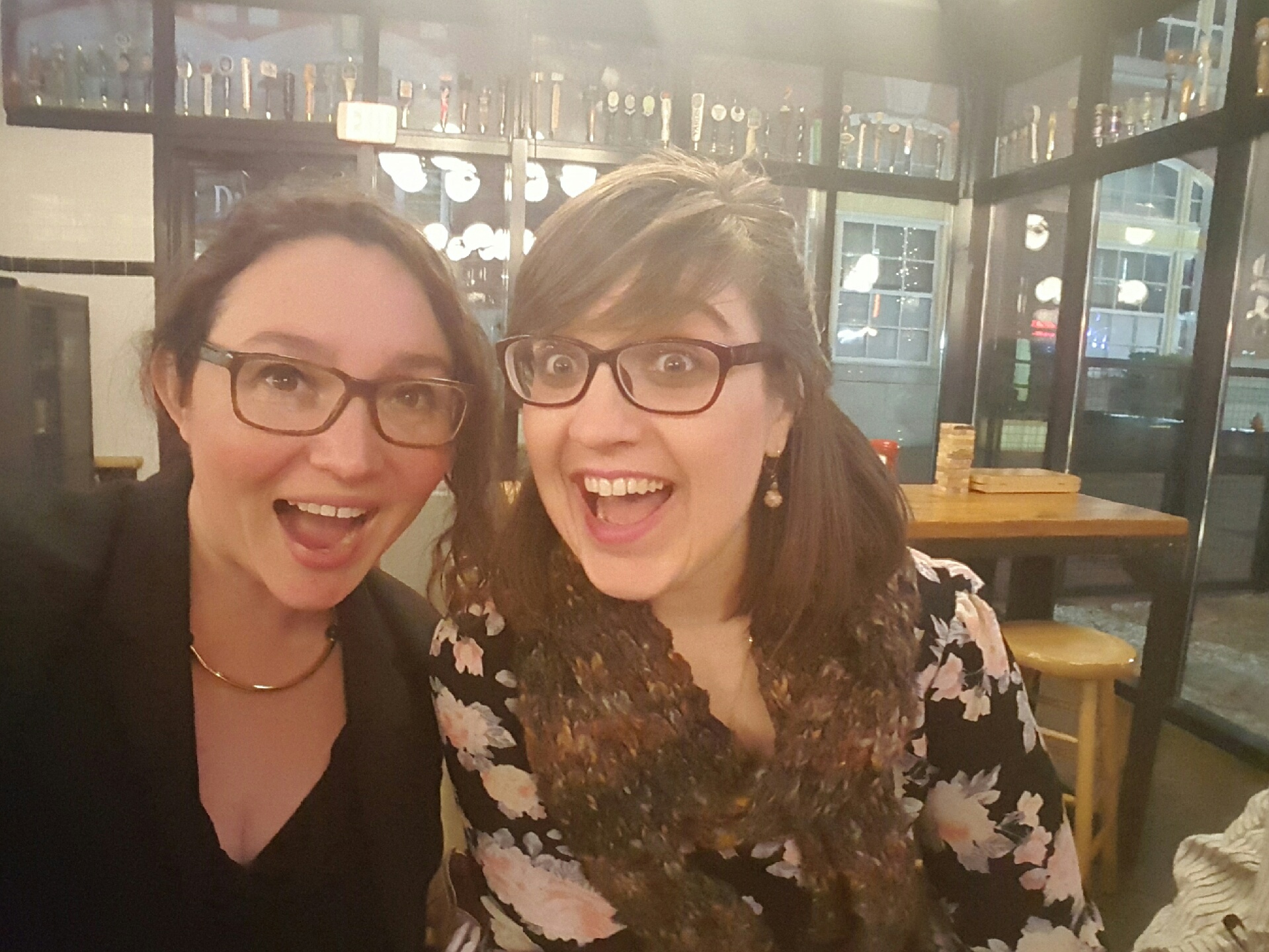 The roundtable facilitators/collaboration dream team: Kristina and myself (very excited per usual)