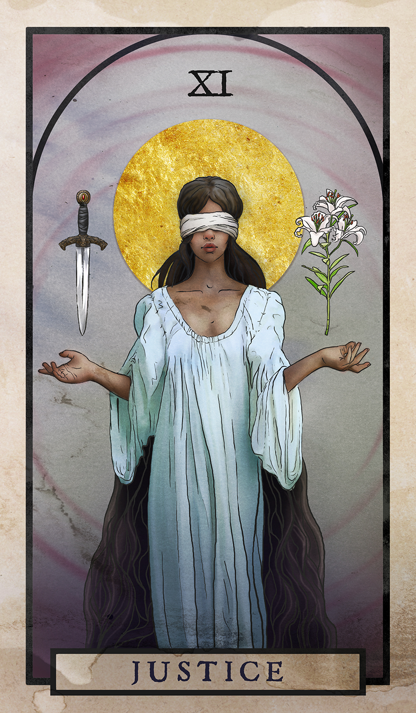 Du Lac and Fey Tarot Cards - Justice