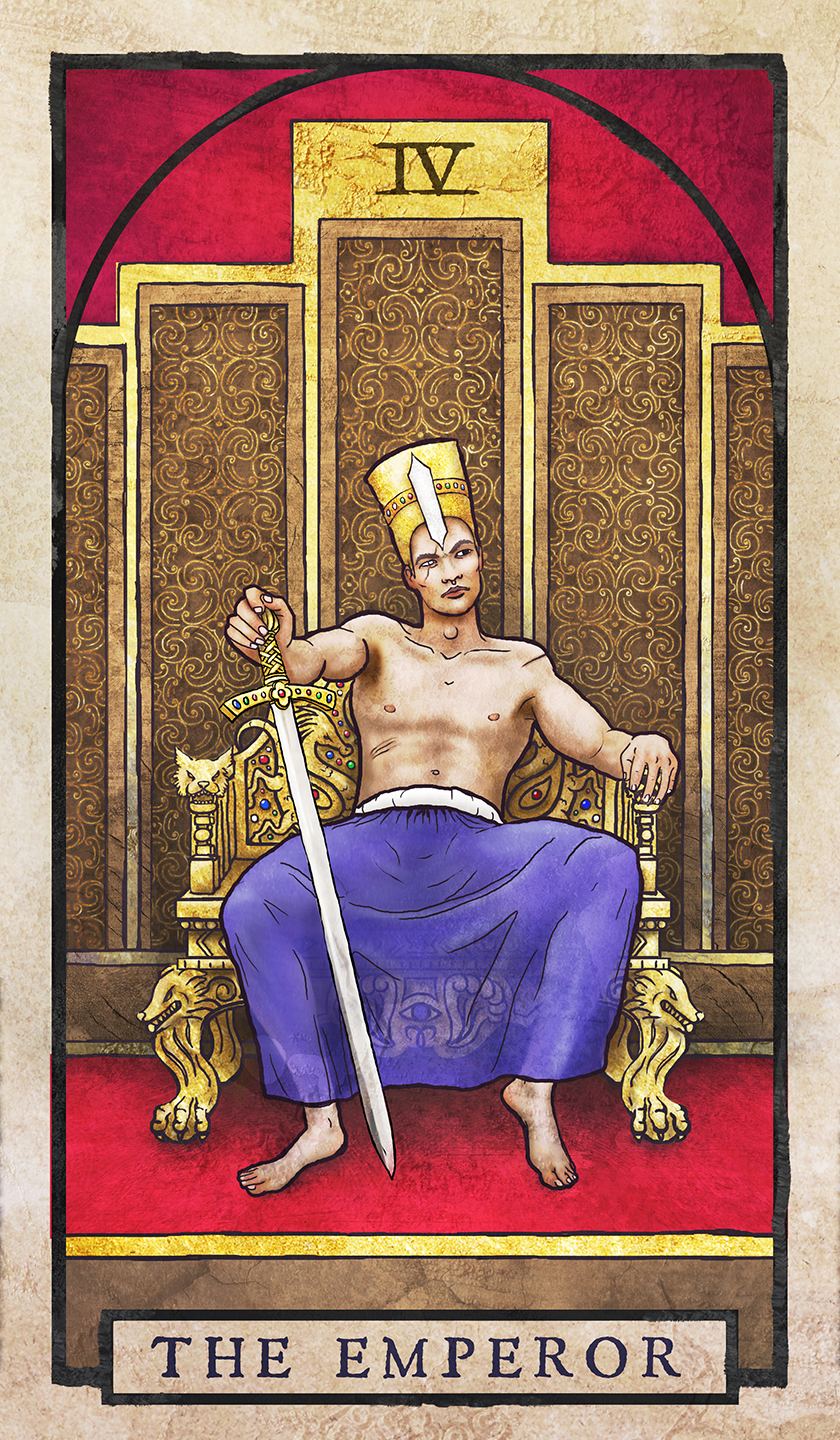 Du Lac and Fey Tarot Cards - The Emperor