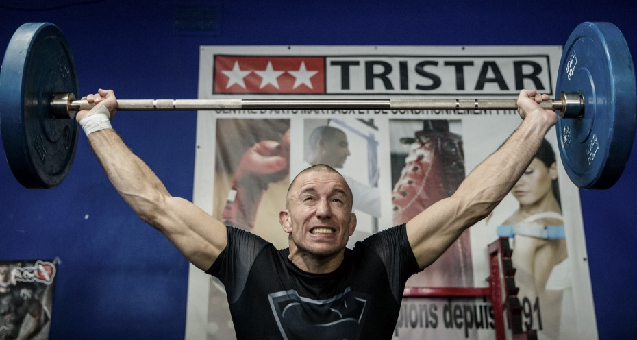 GSP performing a barbell snatch - an exercise that can fall under SPE.