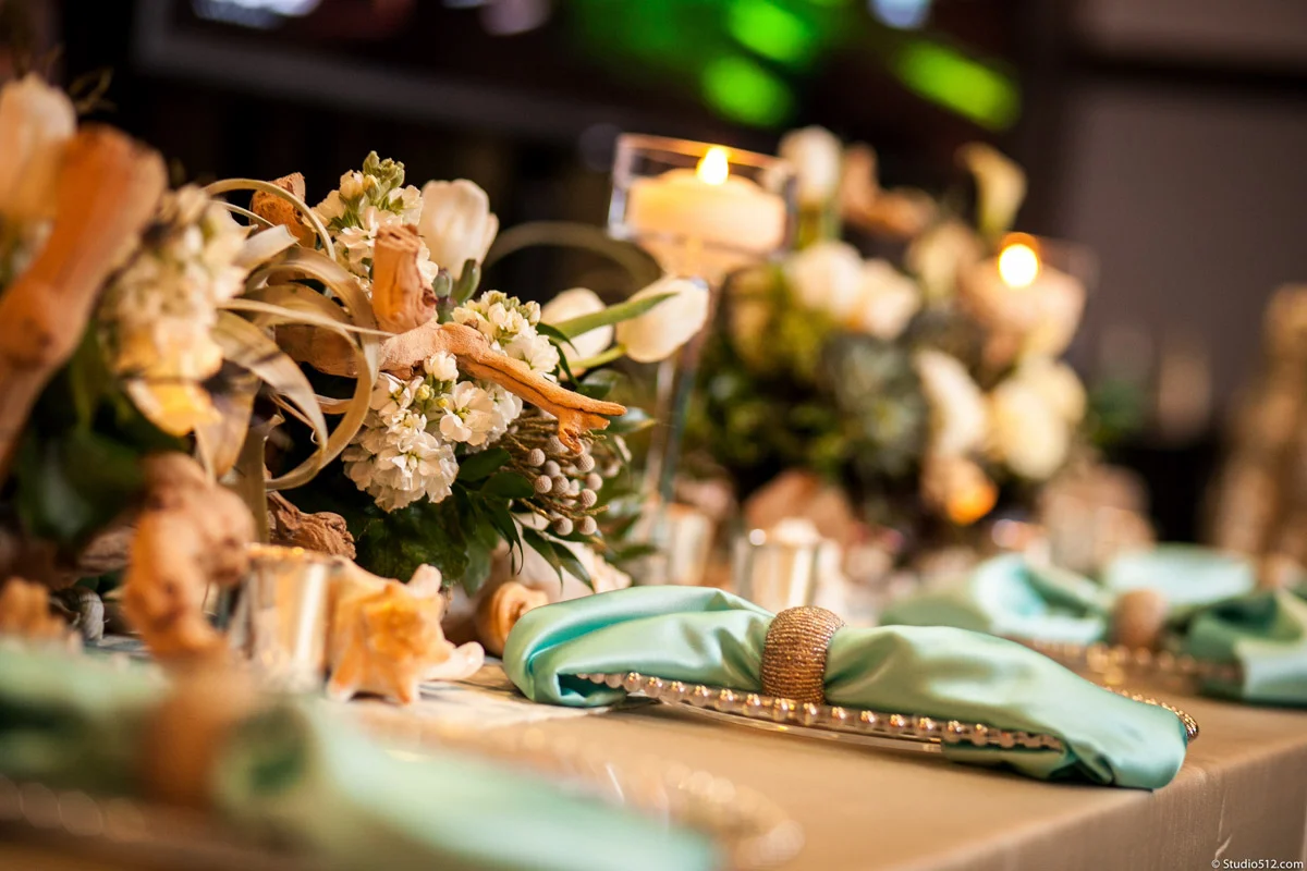 wedding decor at The San Diego Wedding Party