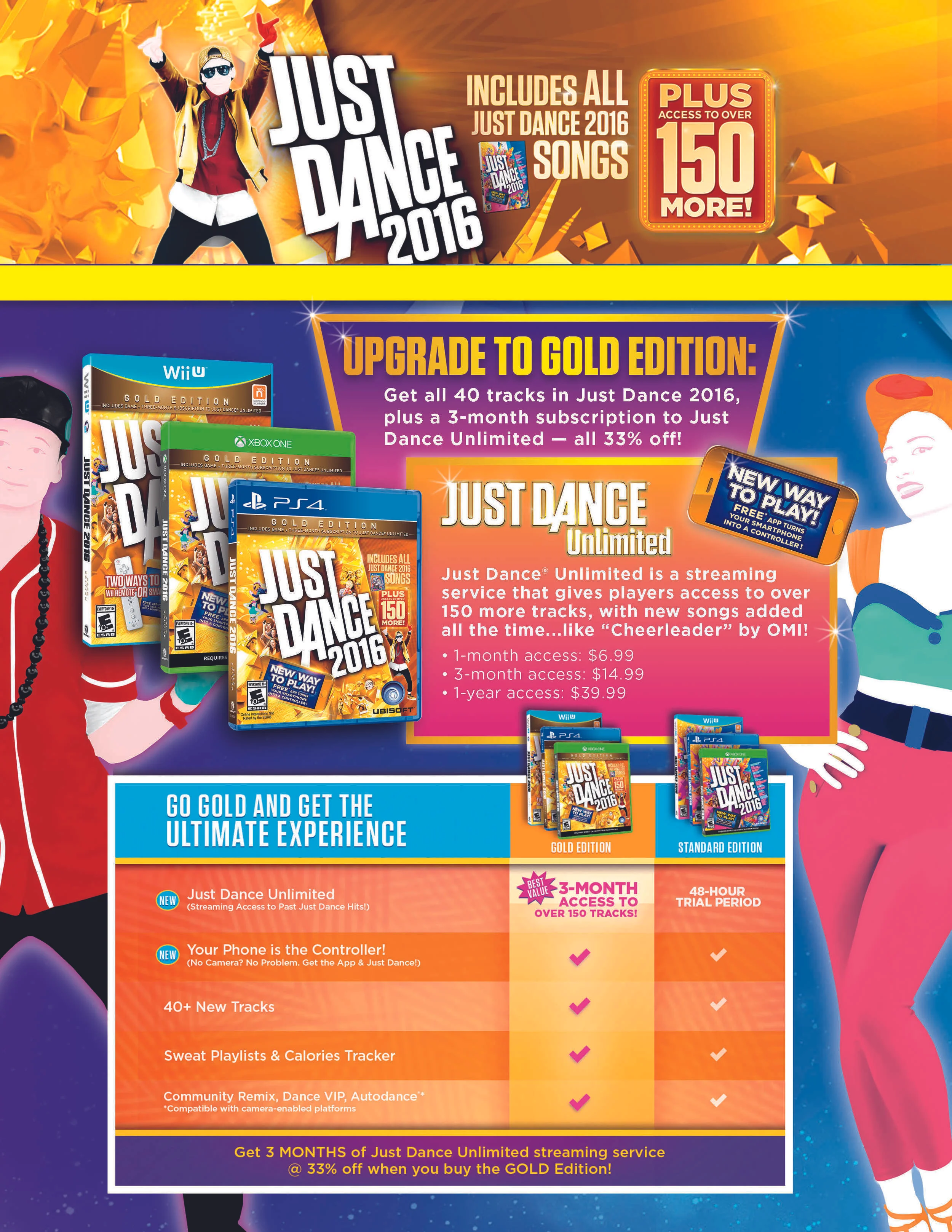 Just Dance 2016 Info Sheet