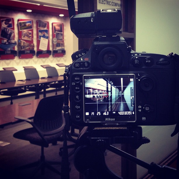Late Night shoot for some new offices. Also loving the new built in HDR merge feature in the Nikon D800! #nikon #d800