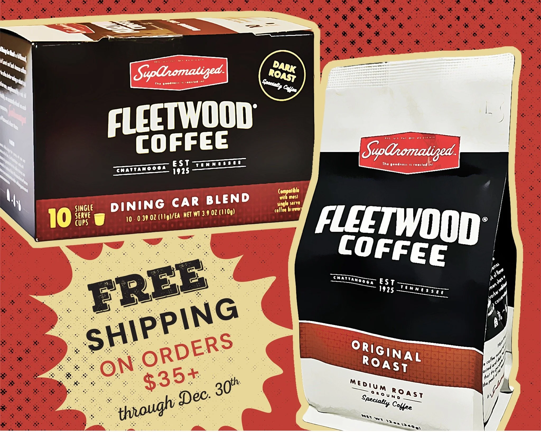 We&rsquo;re turning 100, and the coffee&rsquo;s on us...well, the shipping is! Get Free Shipping on orders $35+ and celebrate a century of locally roasted coffee!