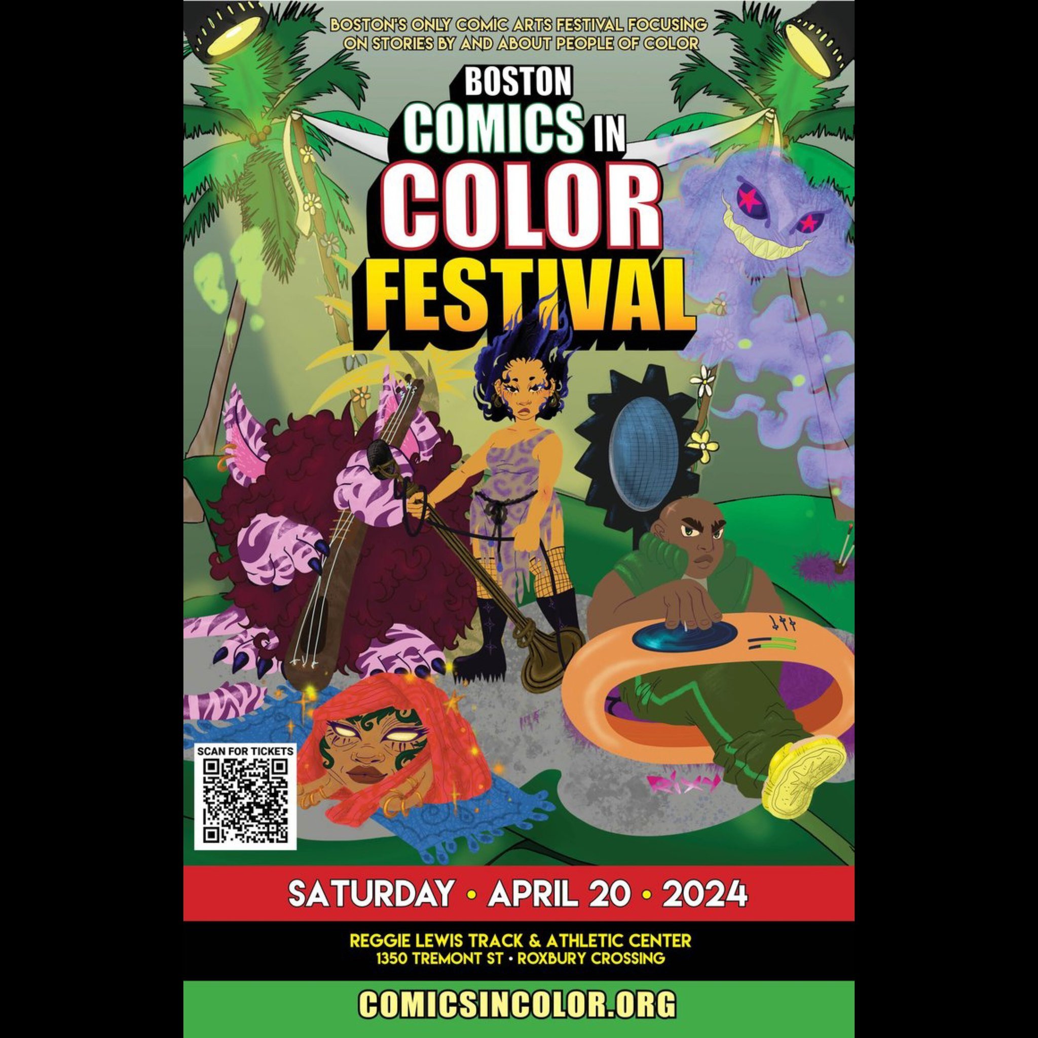 TOMORROW 4/20: BOSTON COMICS IN COLOR FESTIVAL (FREE!)

10AM - 5PM | Reggie Lewis Track &amp; Athletic Center (1350 Tremont St., Roxbury, MA 02120)

Join #RoxFilm for an animation film shorts screening starting at 1pm!

The Boston Comics in Color Fes